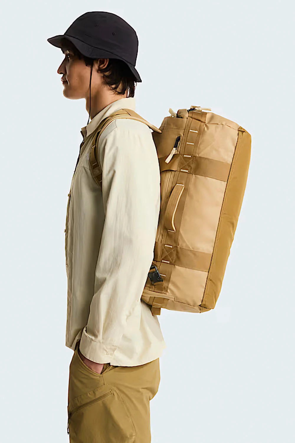 THE NORTH FACE - BASE CAMP VOYAGER DUFFEL - 42L - KHAKI STONE/UTILITY BROWN - Image 2