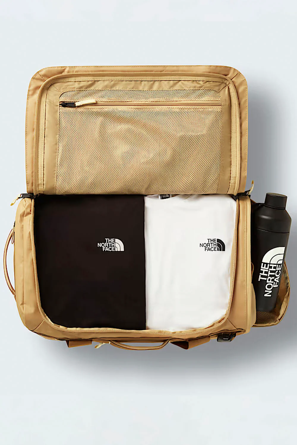THE NORTH FACE - BASE CAMP VOYAGER DUFFEL - 42L - KHAKI STONE/UTILITY BROWN - Image 4