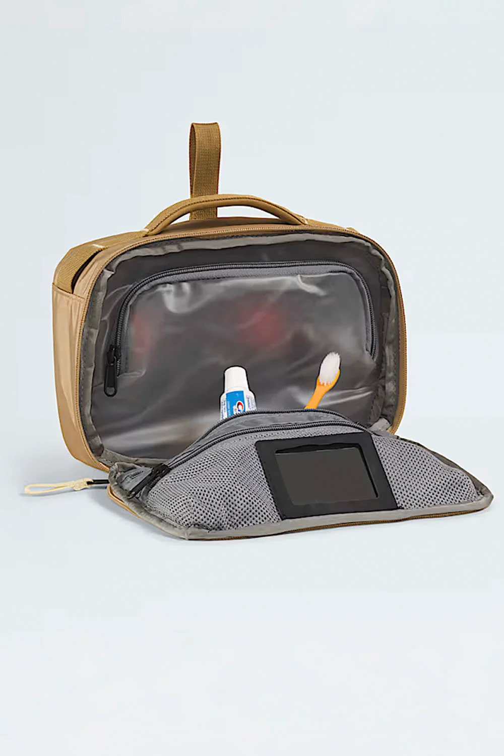 THE NORTH FACE - BASE CAMP VOYAGER TOILETRY KIT - KHAKI STONE/UTILITY BROWN - Image 3