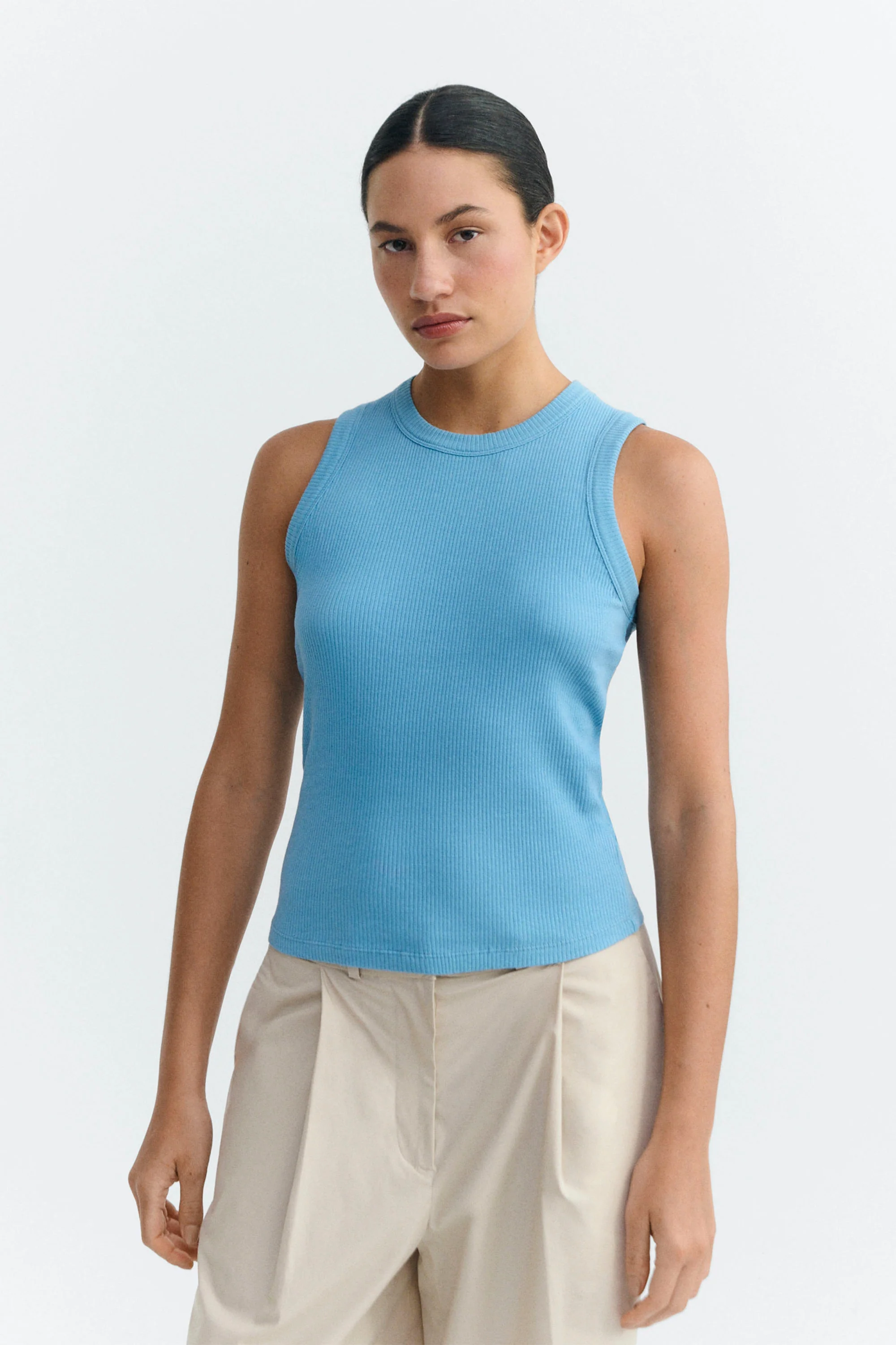 THINKING MU - JULIETTE TOP - DARK DUSK - Image 2