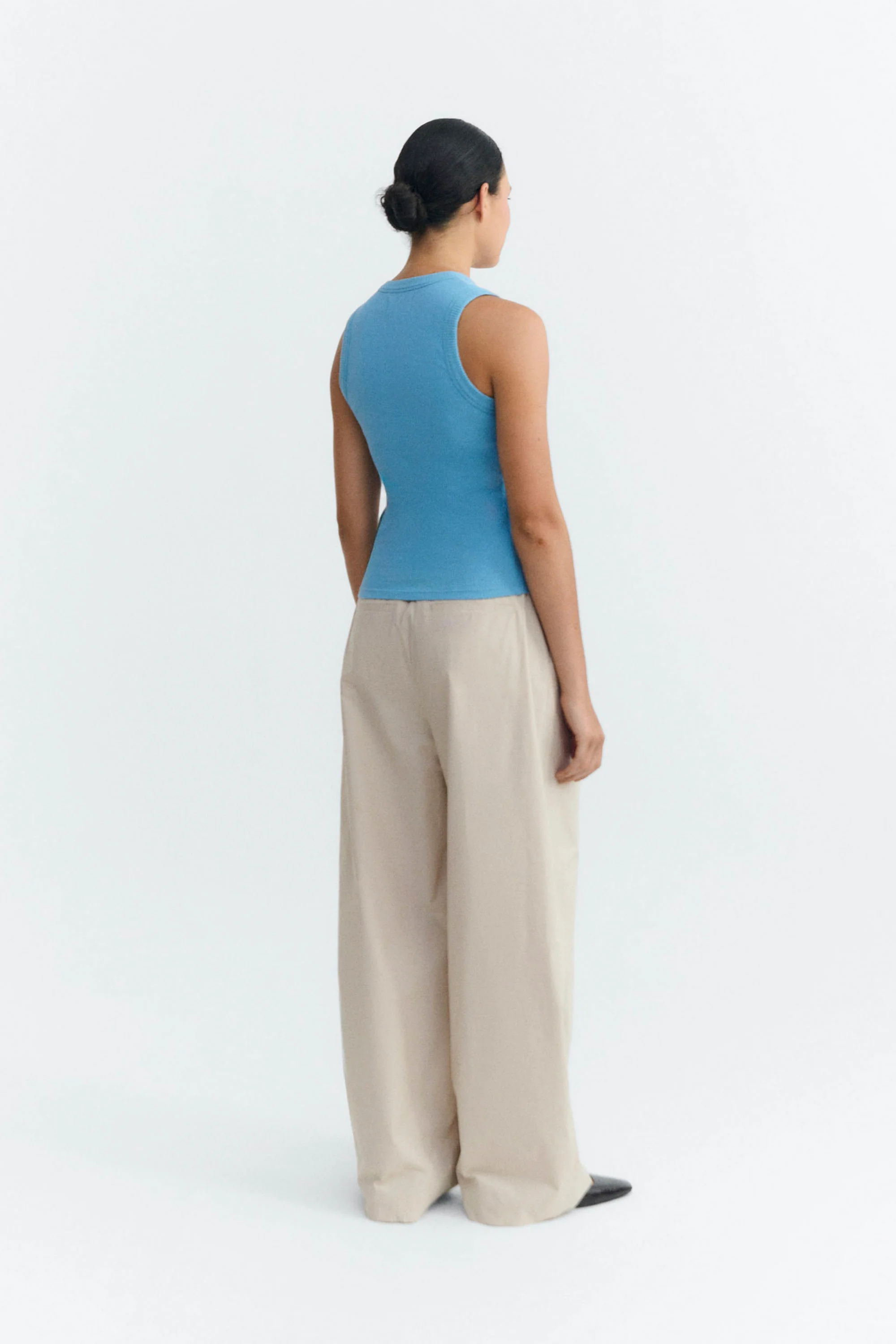 THINKING MU - JULIETTE TOP - DARK DUSK - Image 4