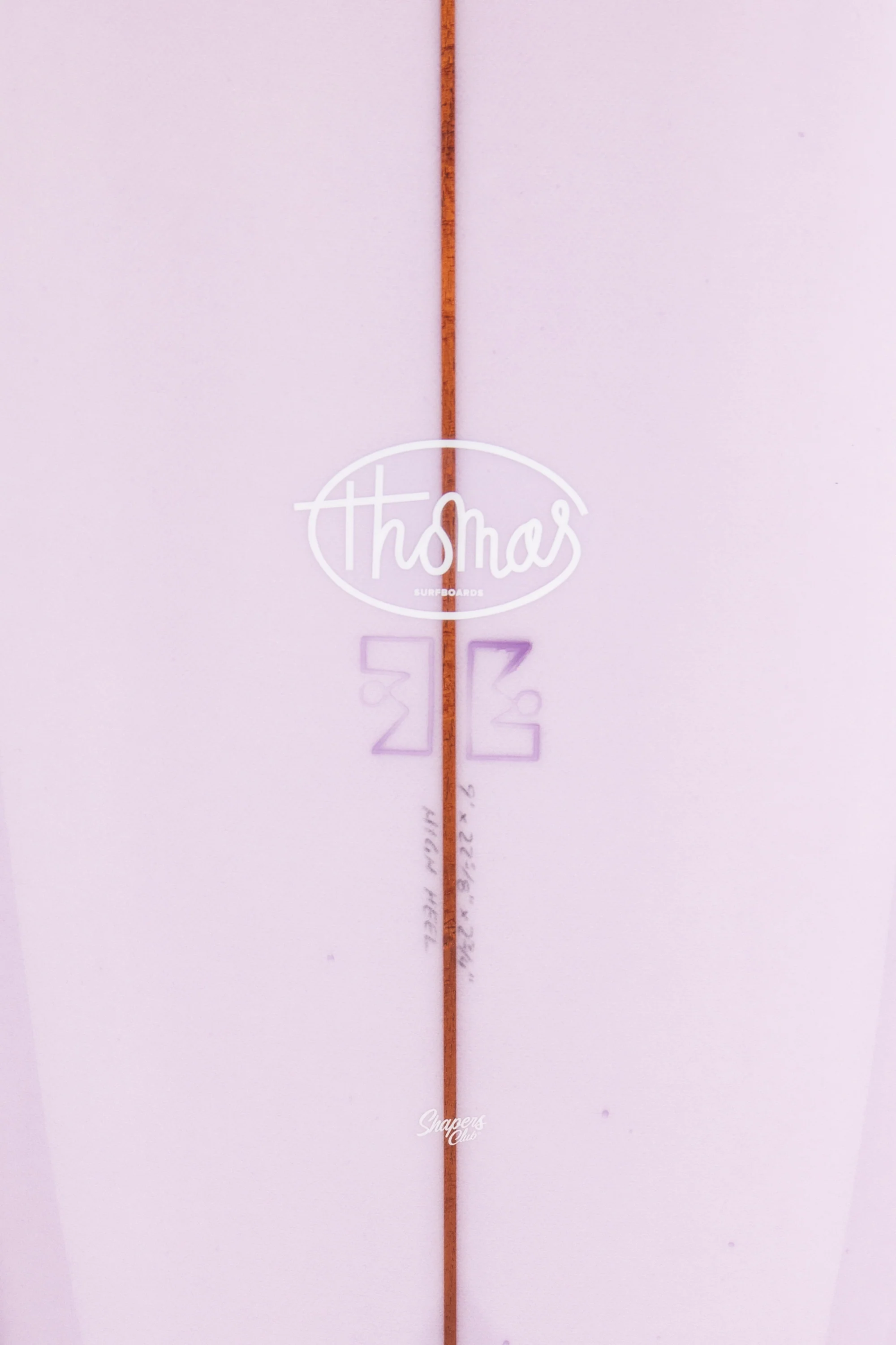 Thomas Surfboards - HIGH HEEL - 9'0" x 22 5/8 x 2 3/4 - HIGHHEEL90PUR - Image 9