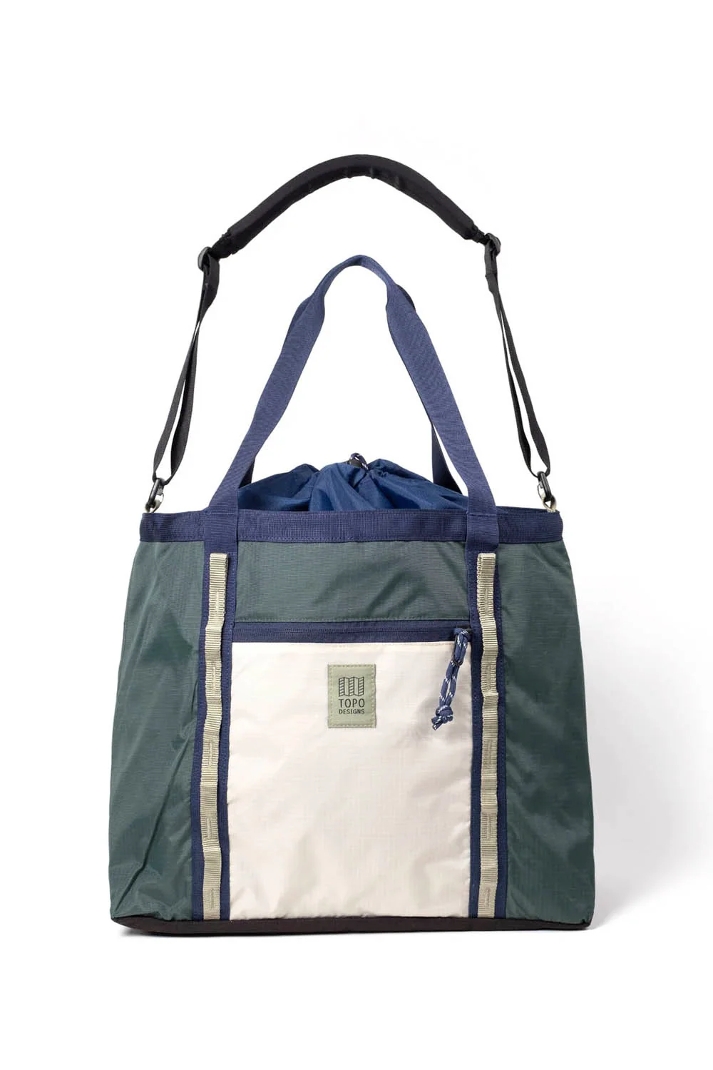 TOPO DESIGNS - MOUNTAIN UTILITY TOTE - 33L - FOREST/BONE WHITE