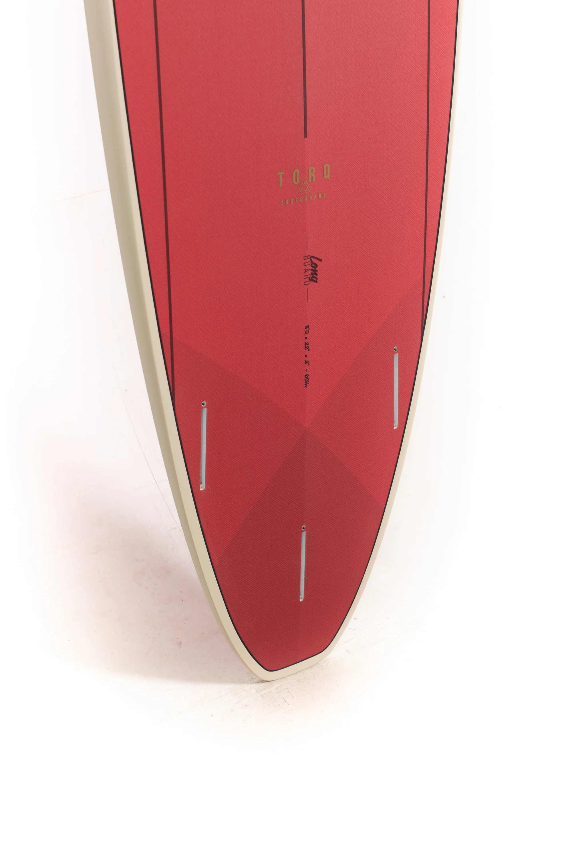 Torq Surfboards - LONGBOARD - Admiral Red - 8'0" x 22" x 3" - 60L - Image 10