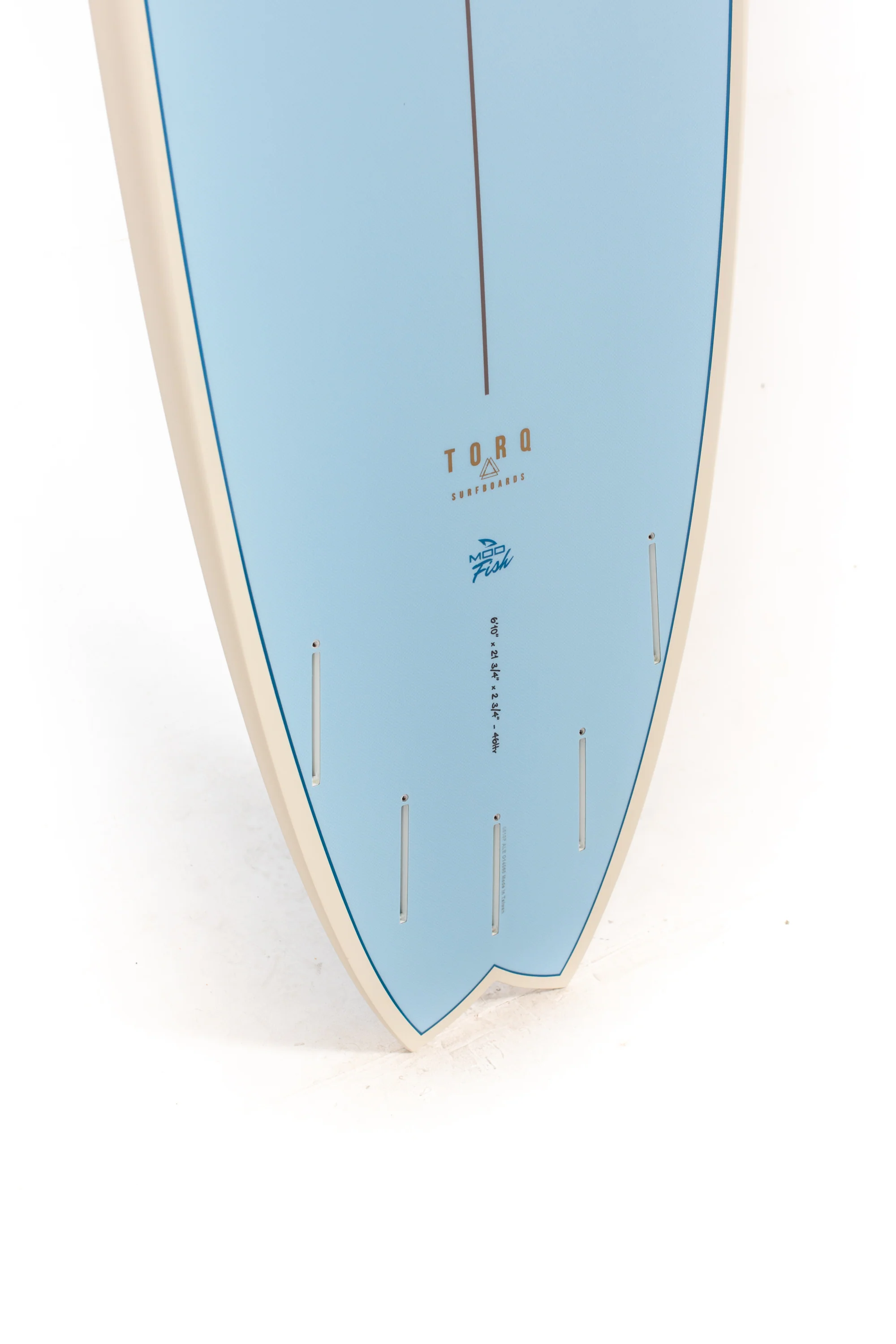 Torq Surfboards - MODFISH - Mako Blue - 6'10" x 21 3/4 x 2 3/4 - 46L - Image 10