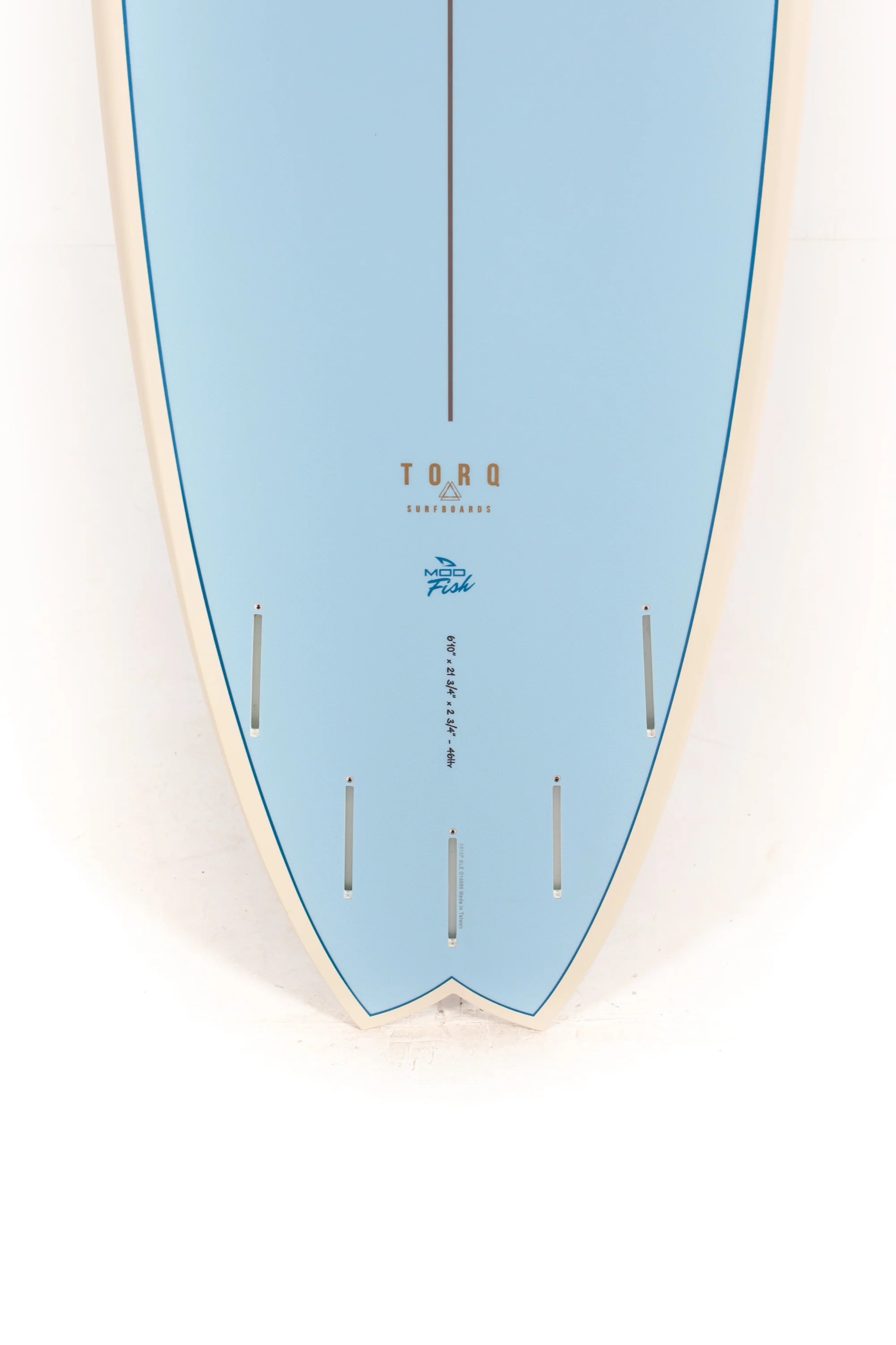 Torq Surfboards - MODFISH - Mako Blue - 6'10" x 21 3/4 x 2 3/4 - 46L - Image 8
