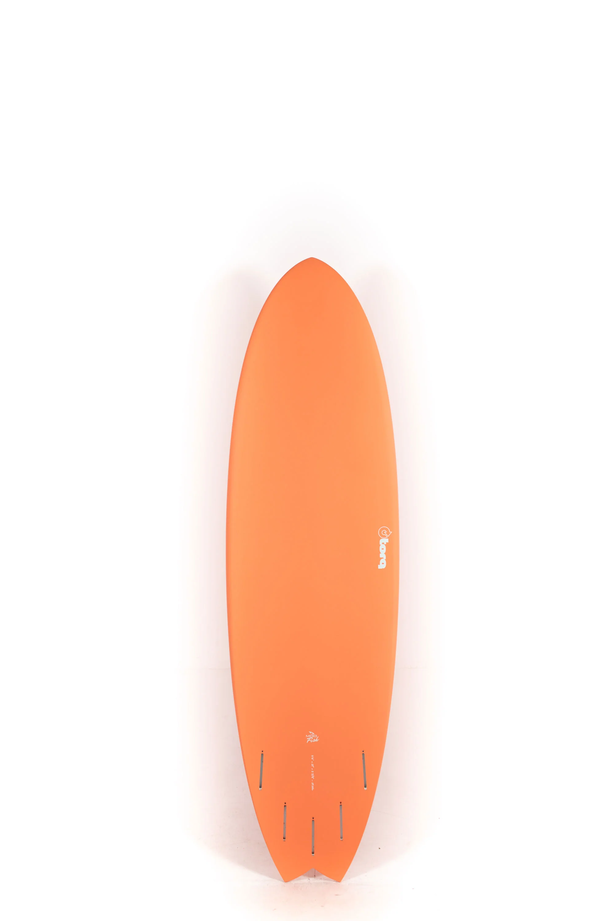 Torq Surfboards - MODFISH - Pop Coral - 6'6" x 21 x 2 5/8 - 39.6L - Image 2