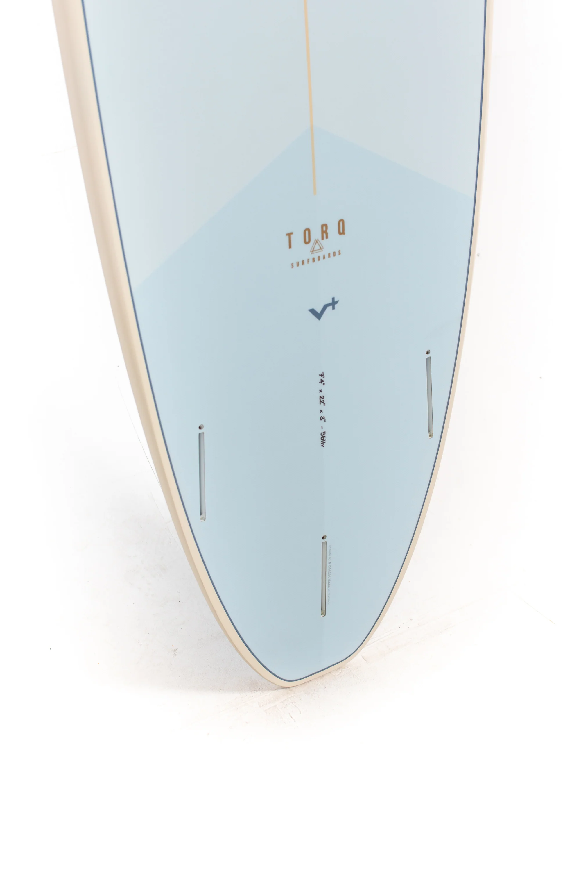 Torq Surfboards - V+ - Waikiki Blue - 7'4" x 22" x 3" - 56L - Image 10
