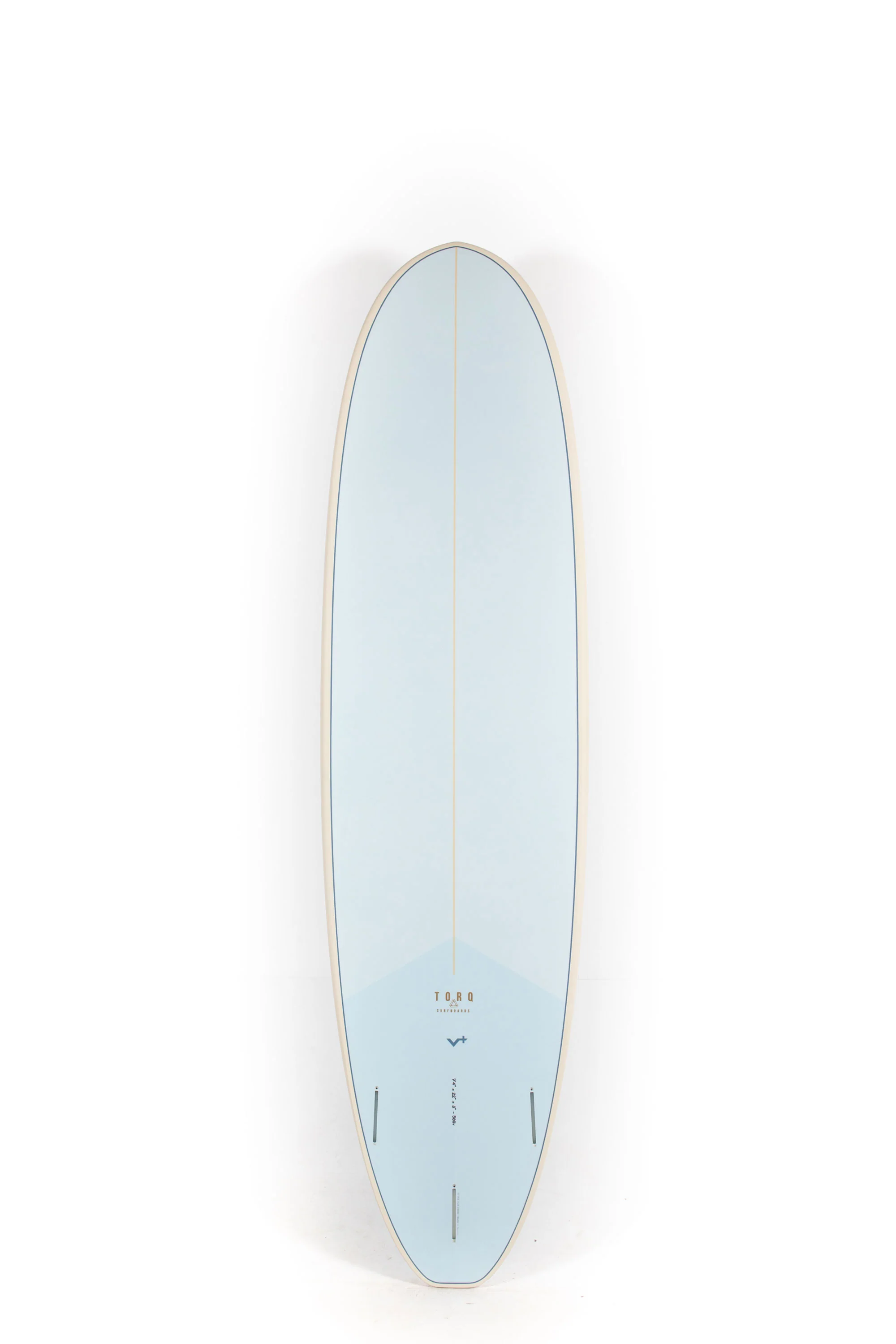 Torq Surfboards - V+ - Waikiki Blue - 7'4" x 22" x 3" - 56L - Image 2