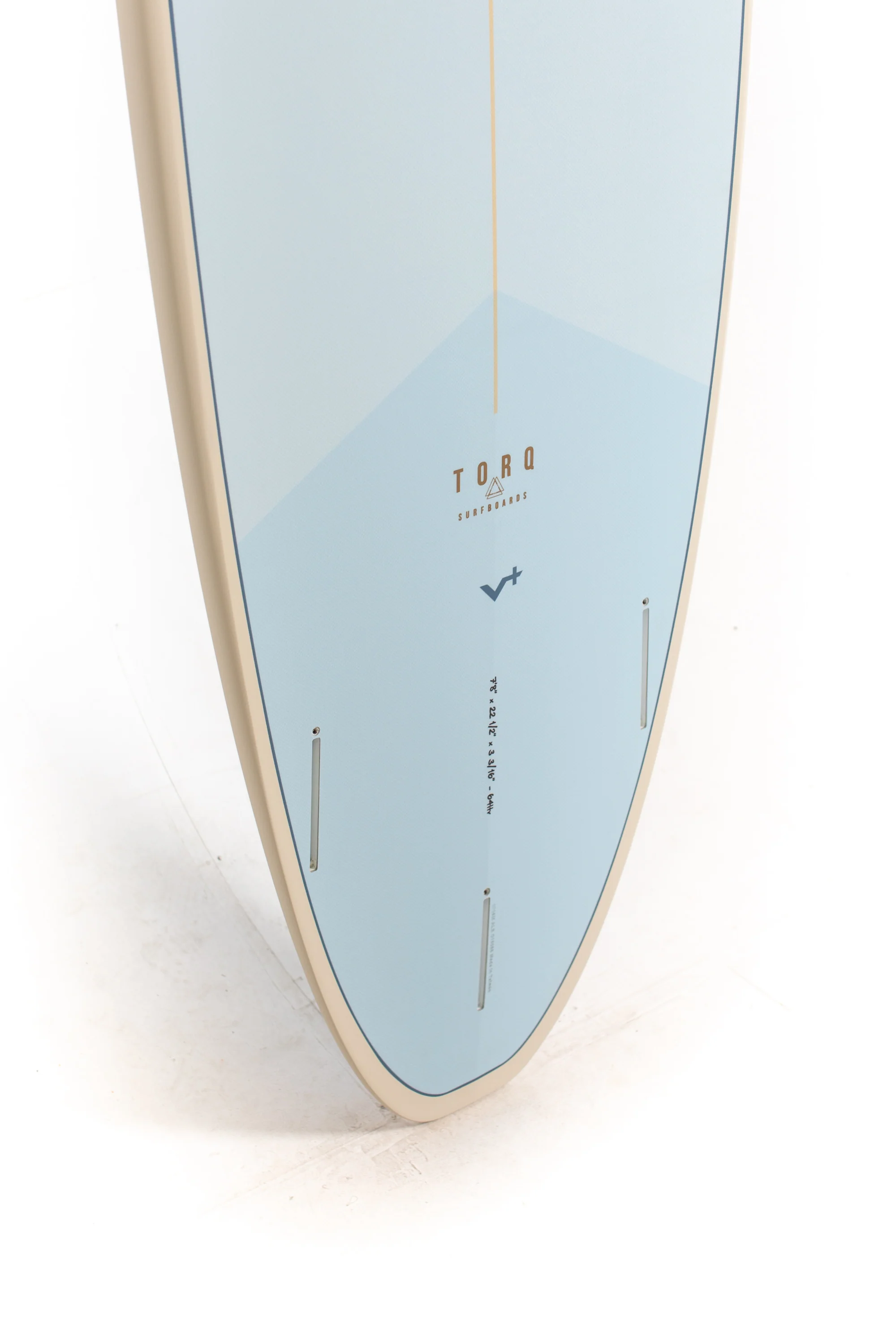 Torq Surfboards - V+ - Waikiki Blue - 7'8" x 22 1/2" x 3 3/16" - 64L - Image 10
