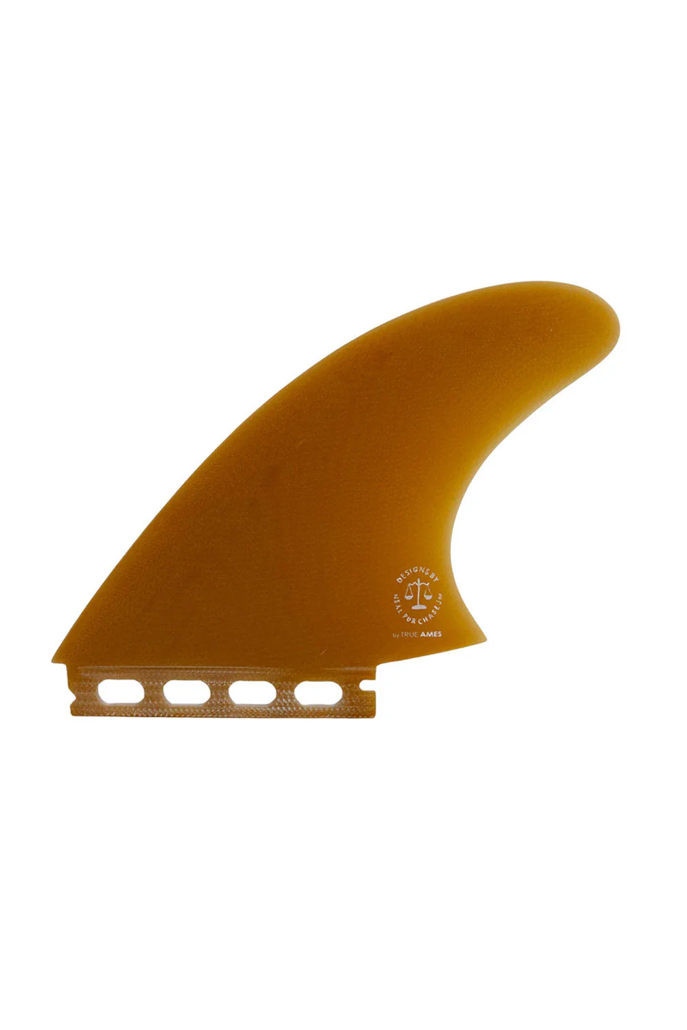 TRUE AMES - NEAL PURCHASE JR CUTAWAY KEEL - GOLD AMBER - 2FINS
