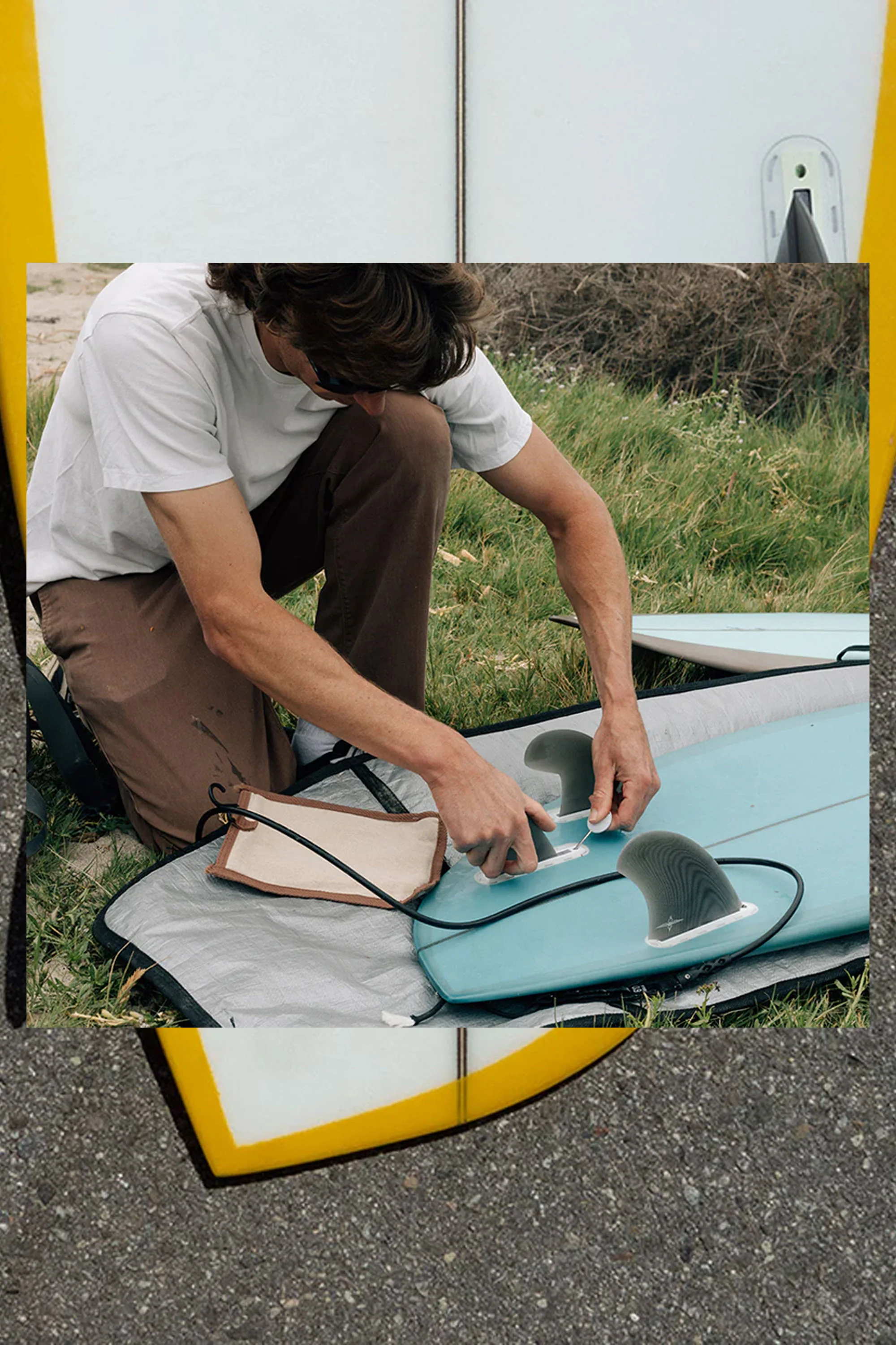 TRUE AMES - RYAN BURCH ASYM REGULAR - SMOKE - 3FINS - Image 3