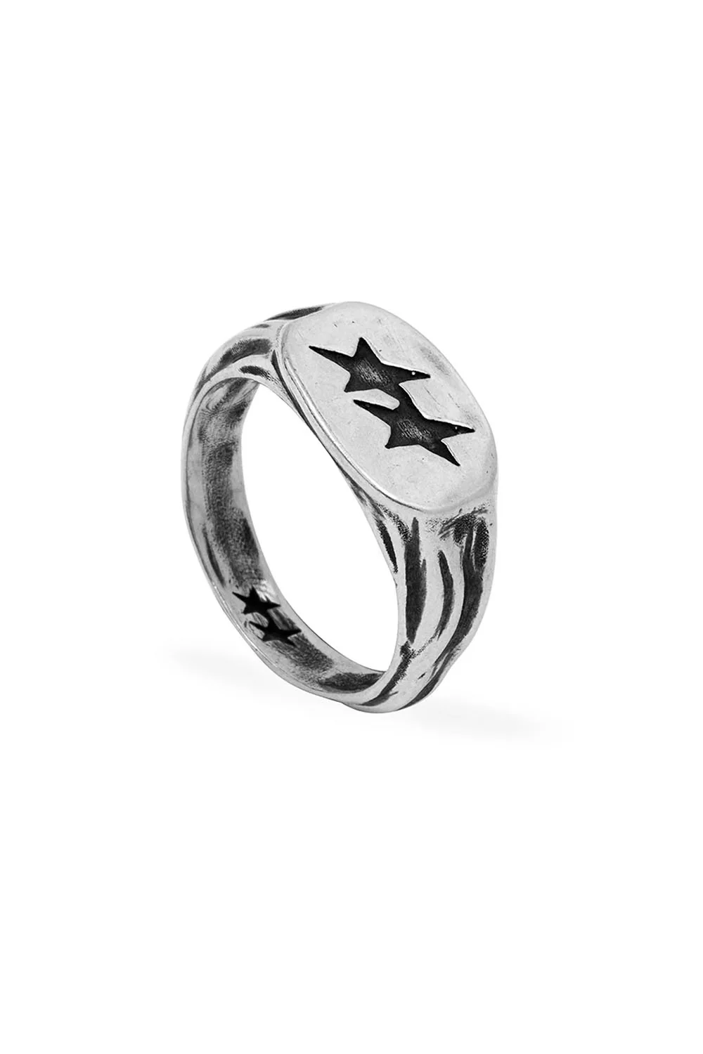 TwoJeys - SUPERSTAR SIGNET RING - SILVER