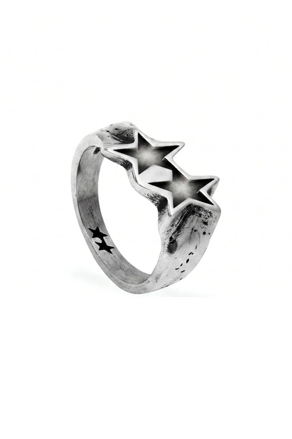 TwoJeys - TILTED ICON RING - SILVER