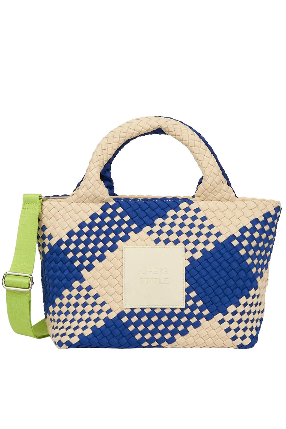 VERB TO DO - AMELIA BAG - LIFE IS SIMPLE - BEIGE/BLUE - Image 2