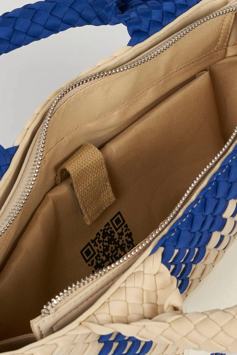 VERB TO DO - AMELIA BAG - LIFE IS SIMPLE - BEIGE/BLUE - Image 5