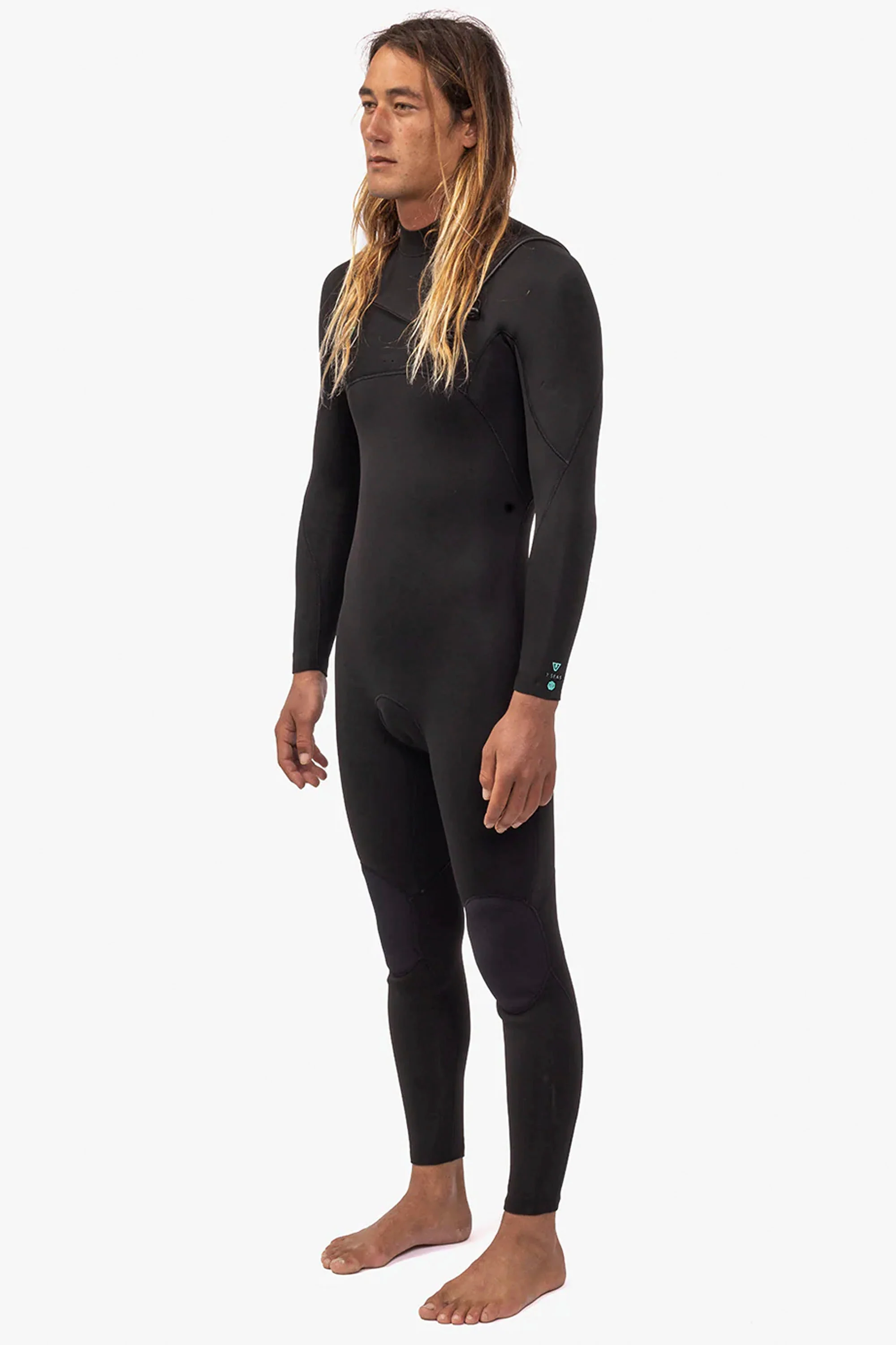 VISSLA - 7 SEAS - 4/3MM - Chest zip - BLACK - MAN - Image 3