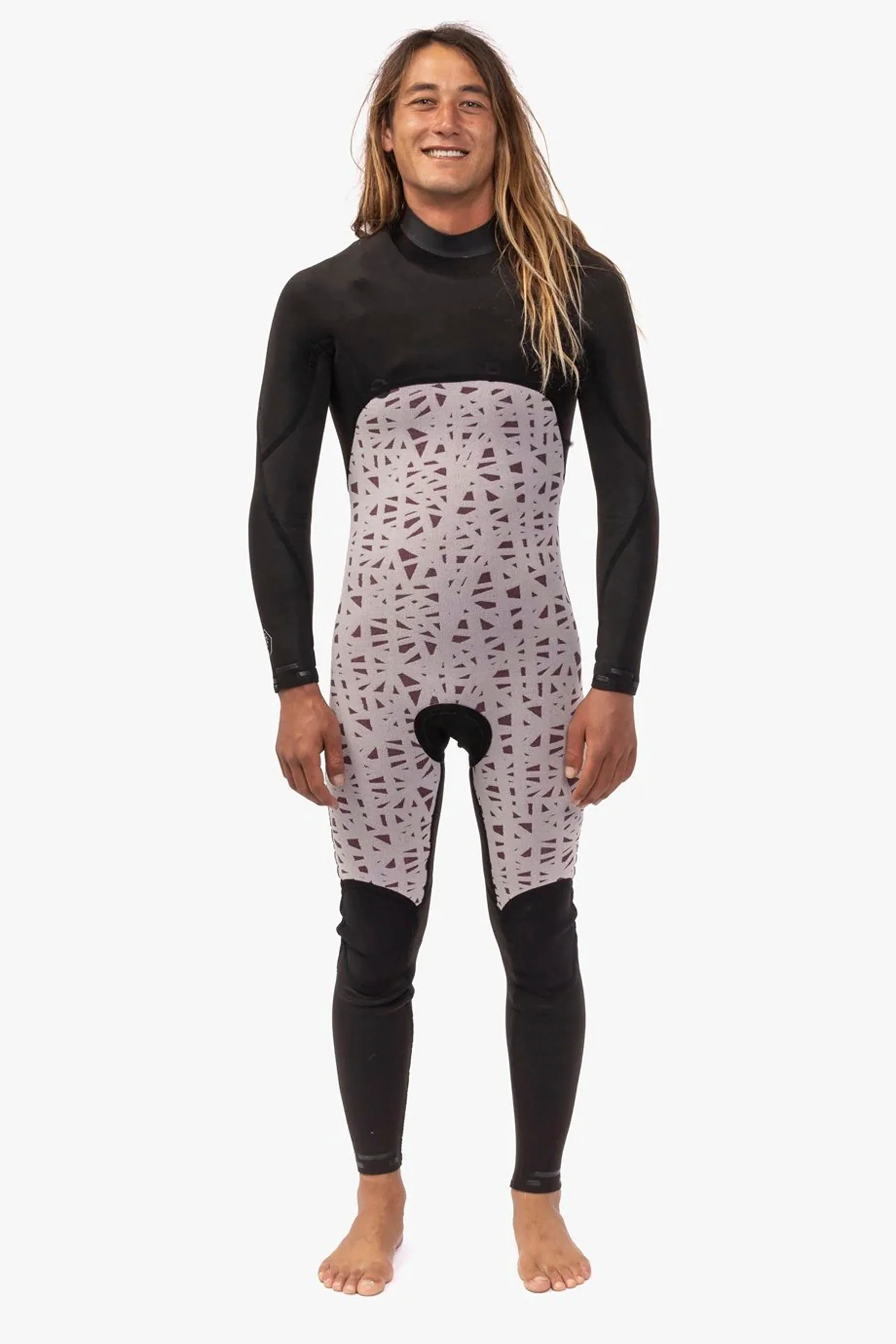 VISSLA - 7 SEAS - 4/3MM - Chest zip - BLACK - MAN - Image 4
