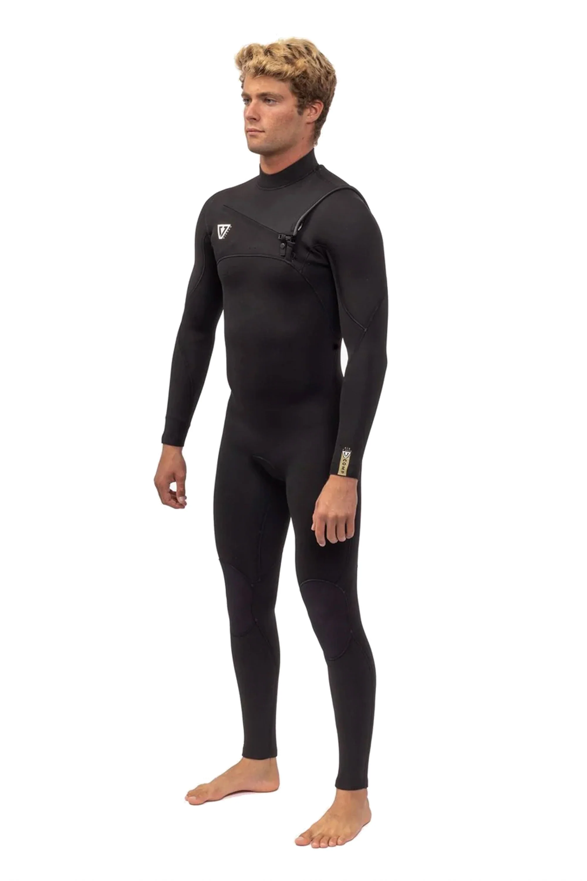 VISSLA - 7 SEAS COMP - 3/2MM - Chest zip - BLACK - MAN - Image 3