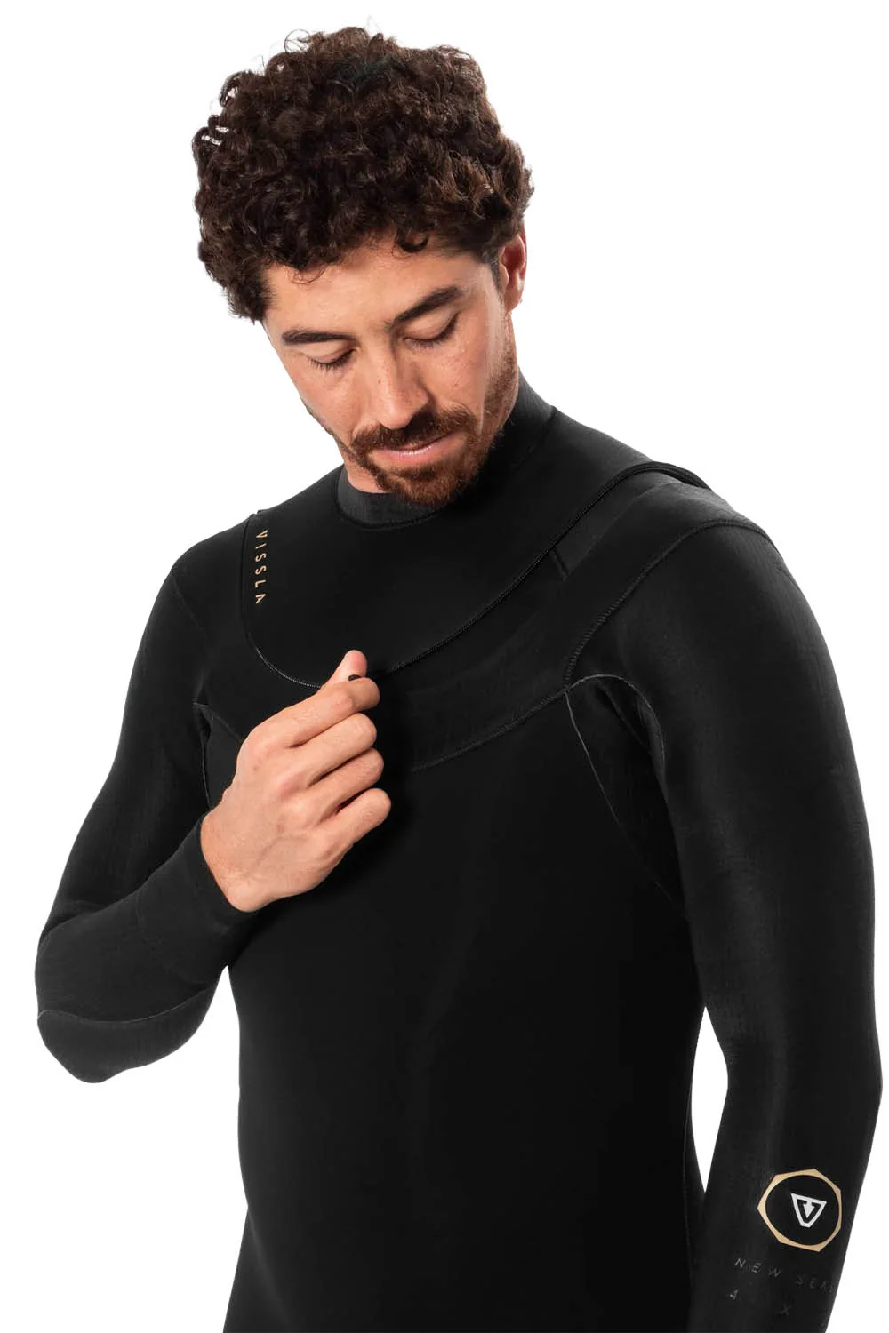 VISSLA - NEW SEAS - 3/2MM - U ZIP - BLACK 2 - MAN - Image 3