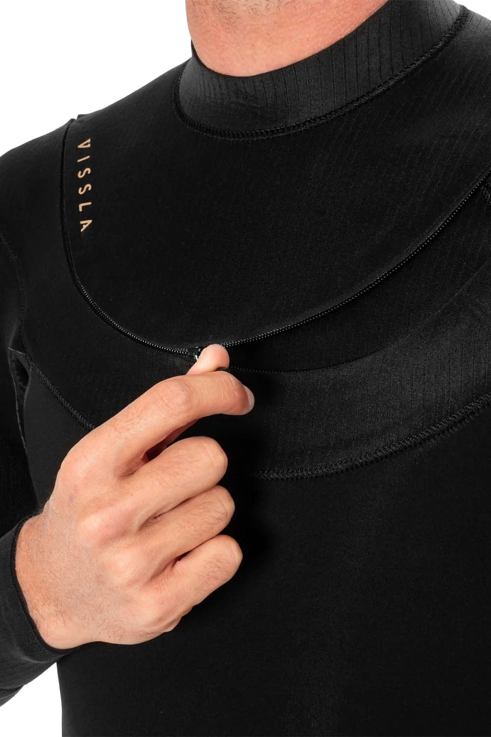 VISSLA - NEW SEAS - 3/2MM - U ZIP - BLACK 2 - MAN - Image 5