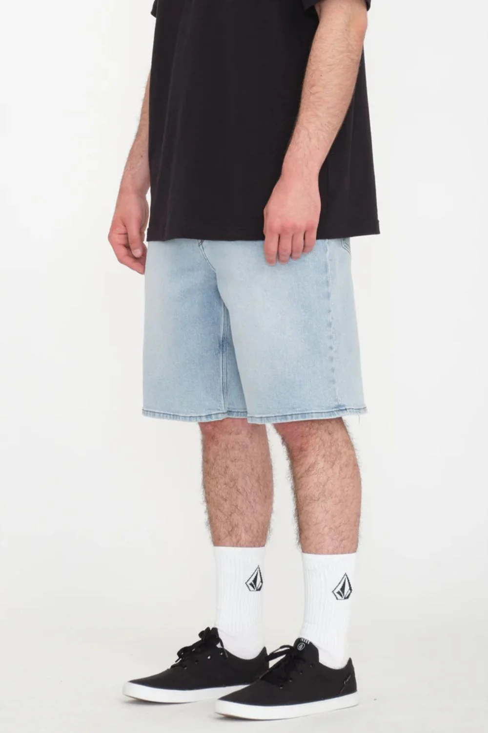 VOLCOM - BILLOW DENIM SHORT - DESERT DIRT INDIGO - Image 2