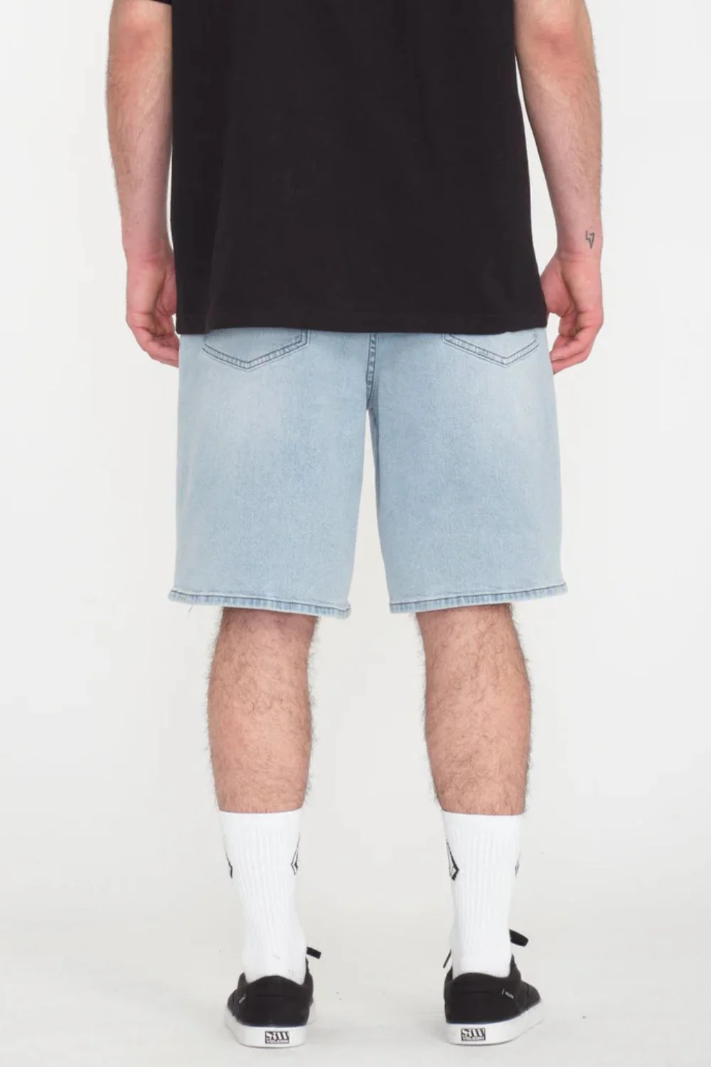 VOLCOM - BILLOW DENIM SHORT - DESERT DIRT INDIGO - Image 3