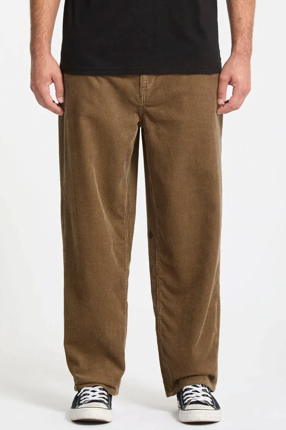 VOLCOM - BILLOW TAPERED CORD PANT - ERMINE