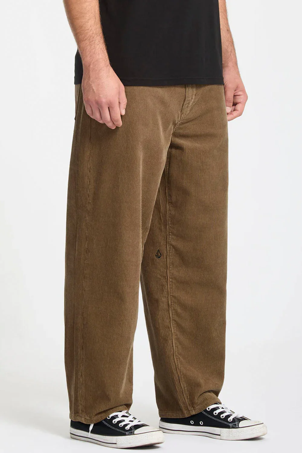 VOLCOM - BILLOW TAPERED CORD PANT - ERMINE - Image 3