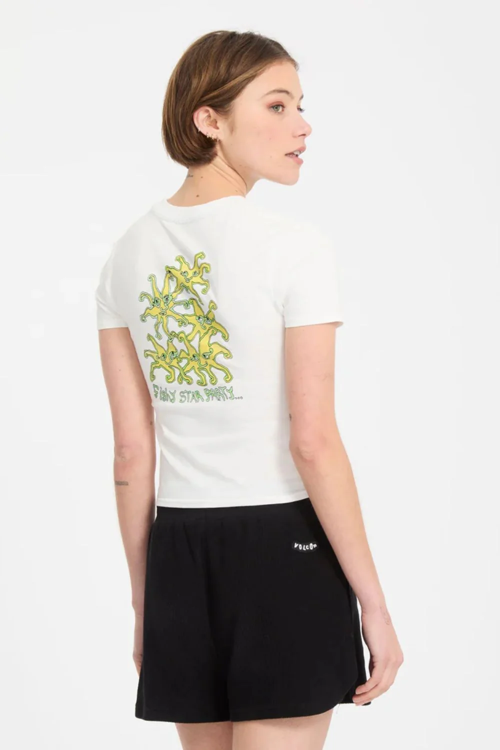 VOLCOM - MOOVE ON TEE - VINTAGE WHITE - Image 3