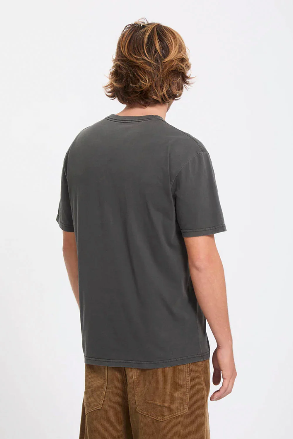 VOLCOM - SOLID STONE T-SHIRT - BLACK - Image 3