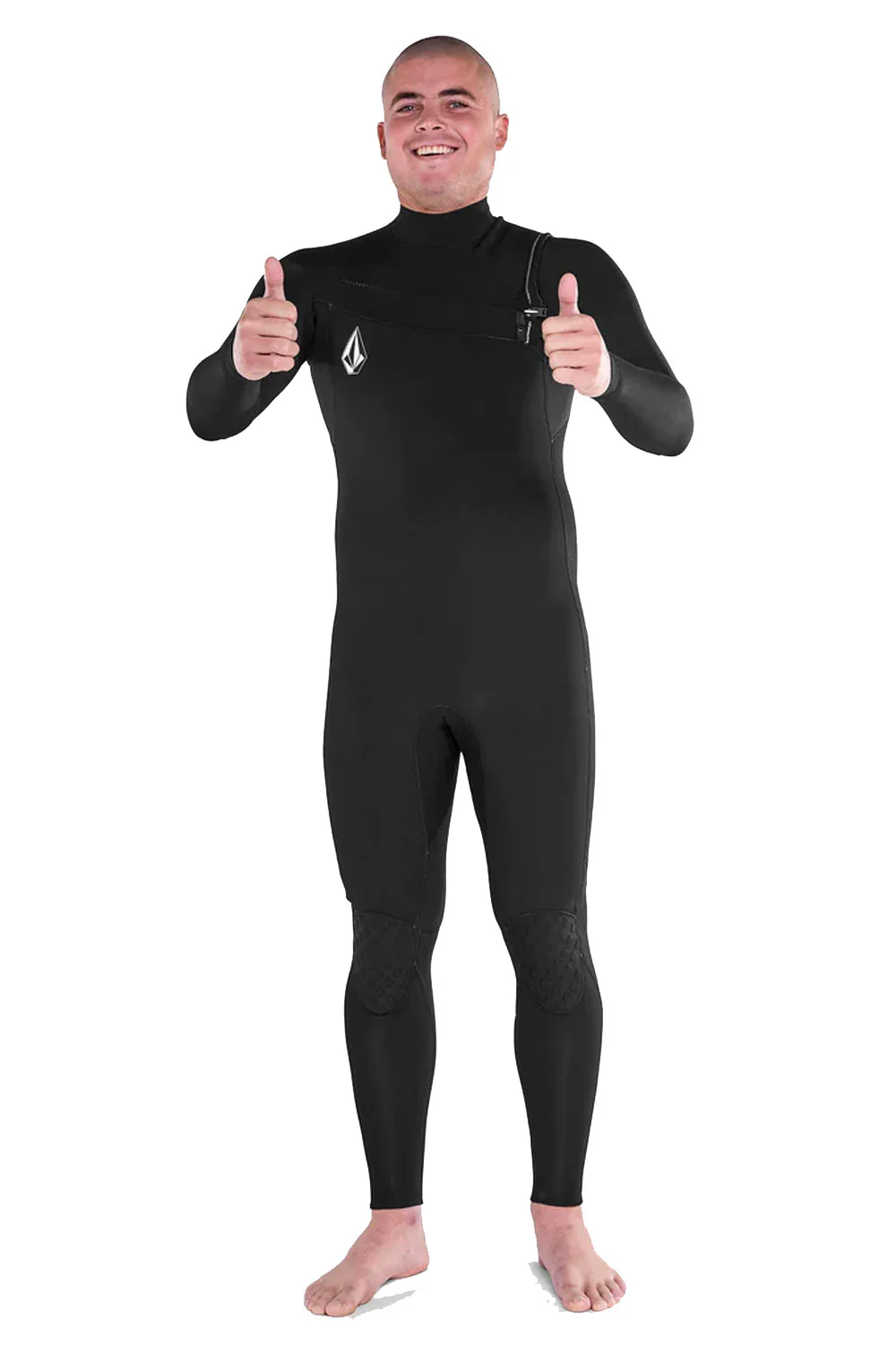 VOLCOM - WETSUIT - 3/2MM - CHEST ZIP - BLACK - MAN