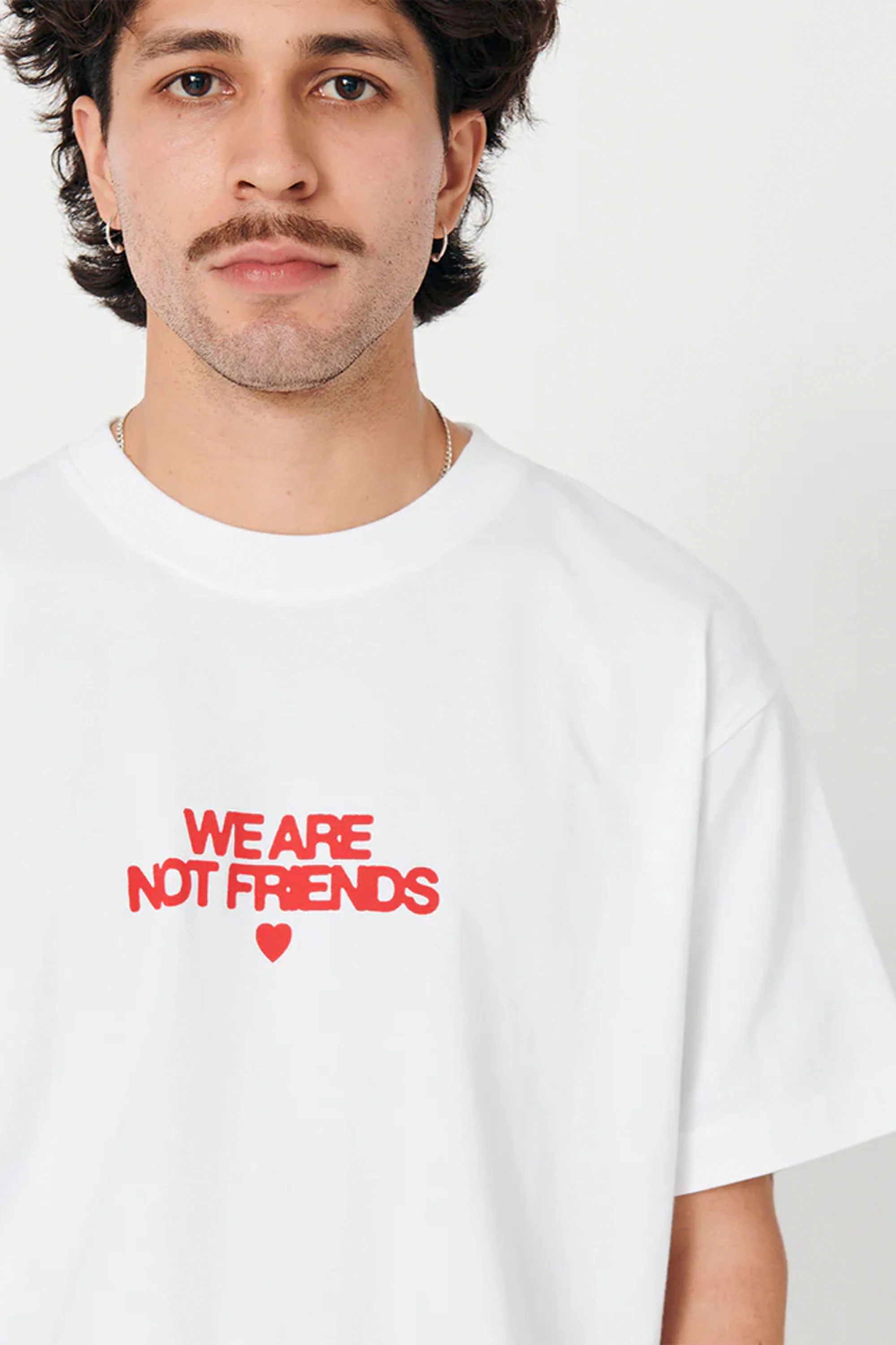 WE ARE NOT FRIENDS - BOLD LOVE T-SHIRT - Image 2