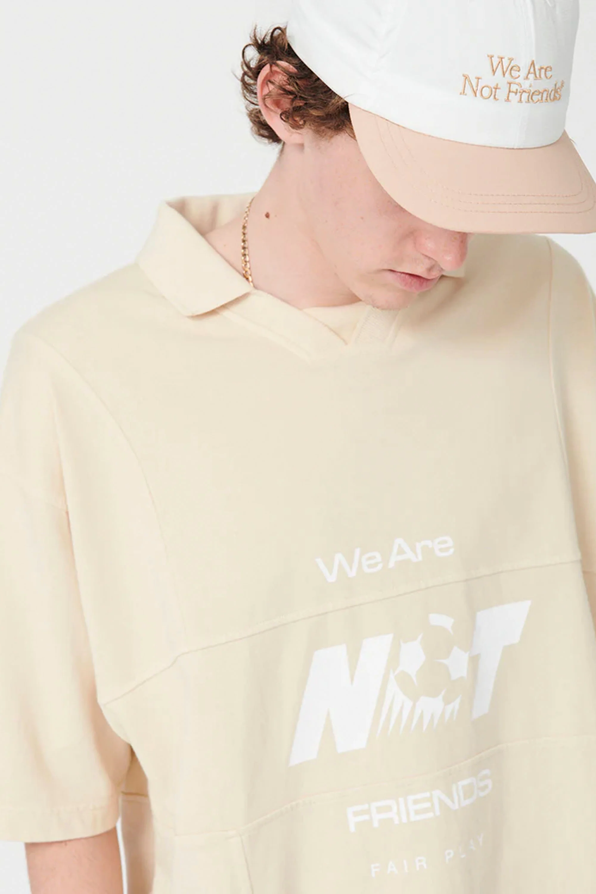 WE ARE NOT FRIENDS - WORLD PLAY BOXY T-SHIRT - Image 2
