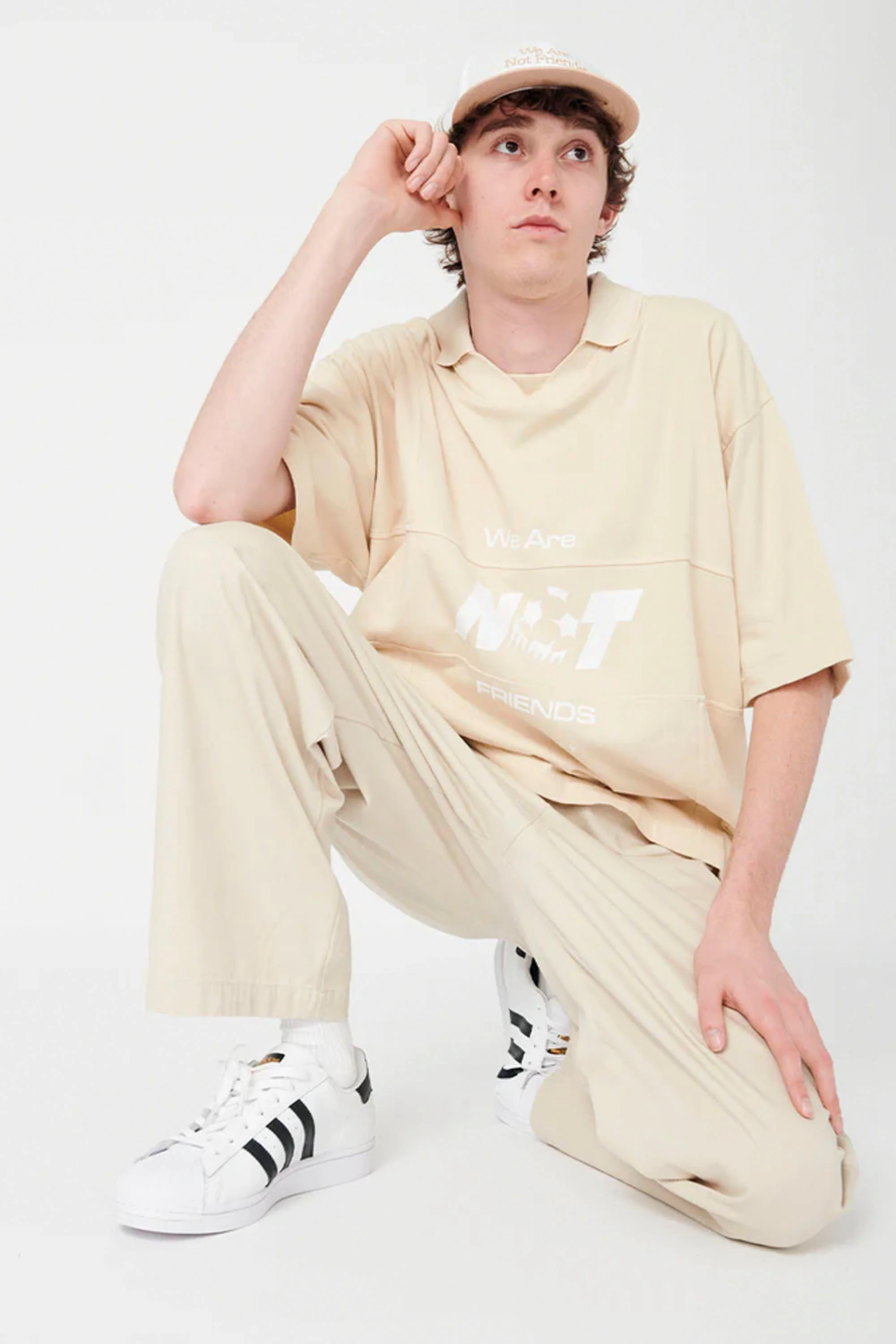 WE ARE NOT FRIENDS - WORLD PLAY BOXY T-SHIRT - Image 3