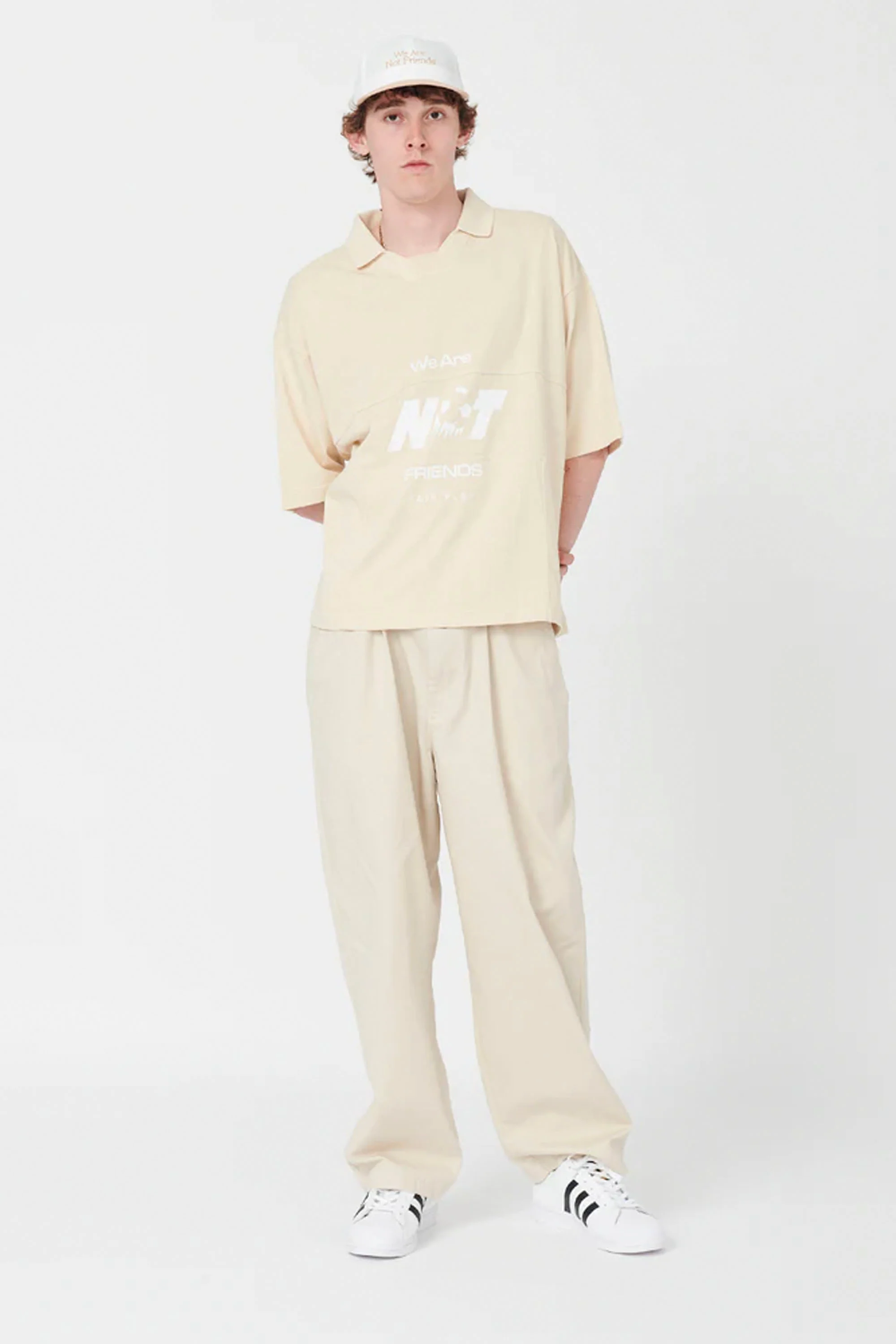 WE ARE NOT FRIENDS - WORLD PLAY BOXY T-SHIRT - Image 4