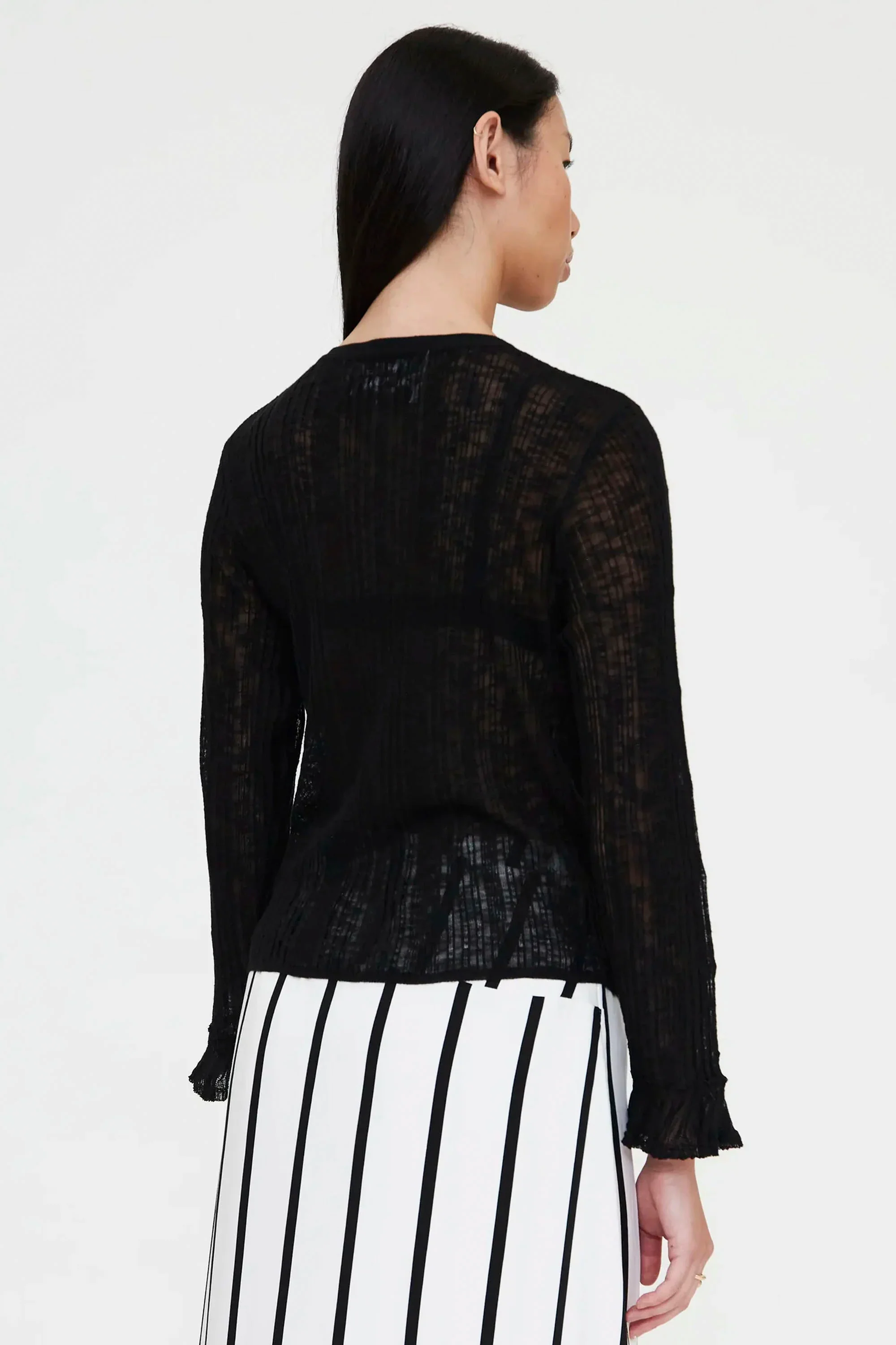 WILD PONY - LIGHT CARDIGAN - BLACK - Image 2