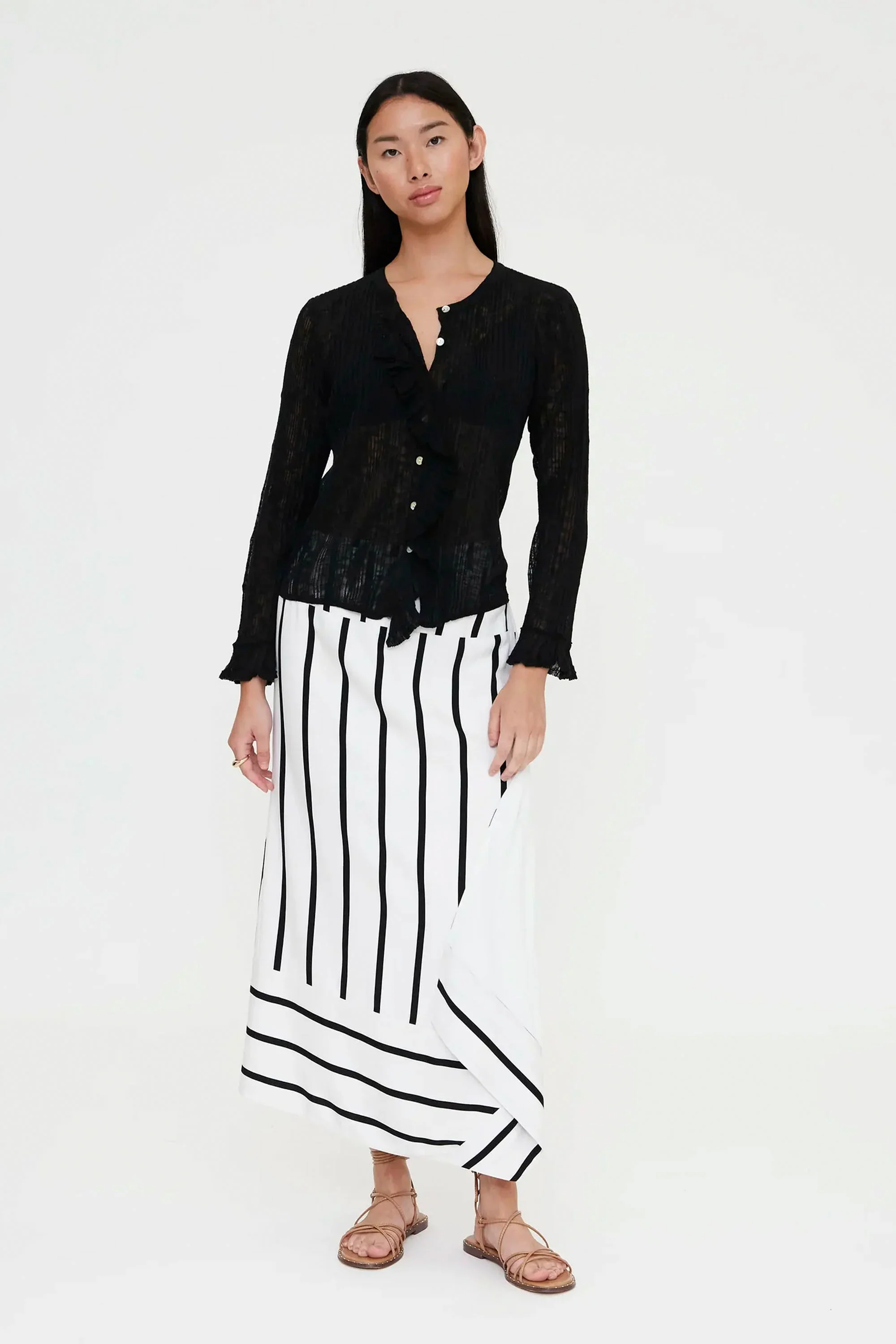 WILD PONY - LIGHT CARDIGAN - BLACK - Image 3