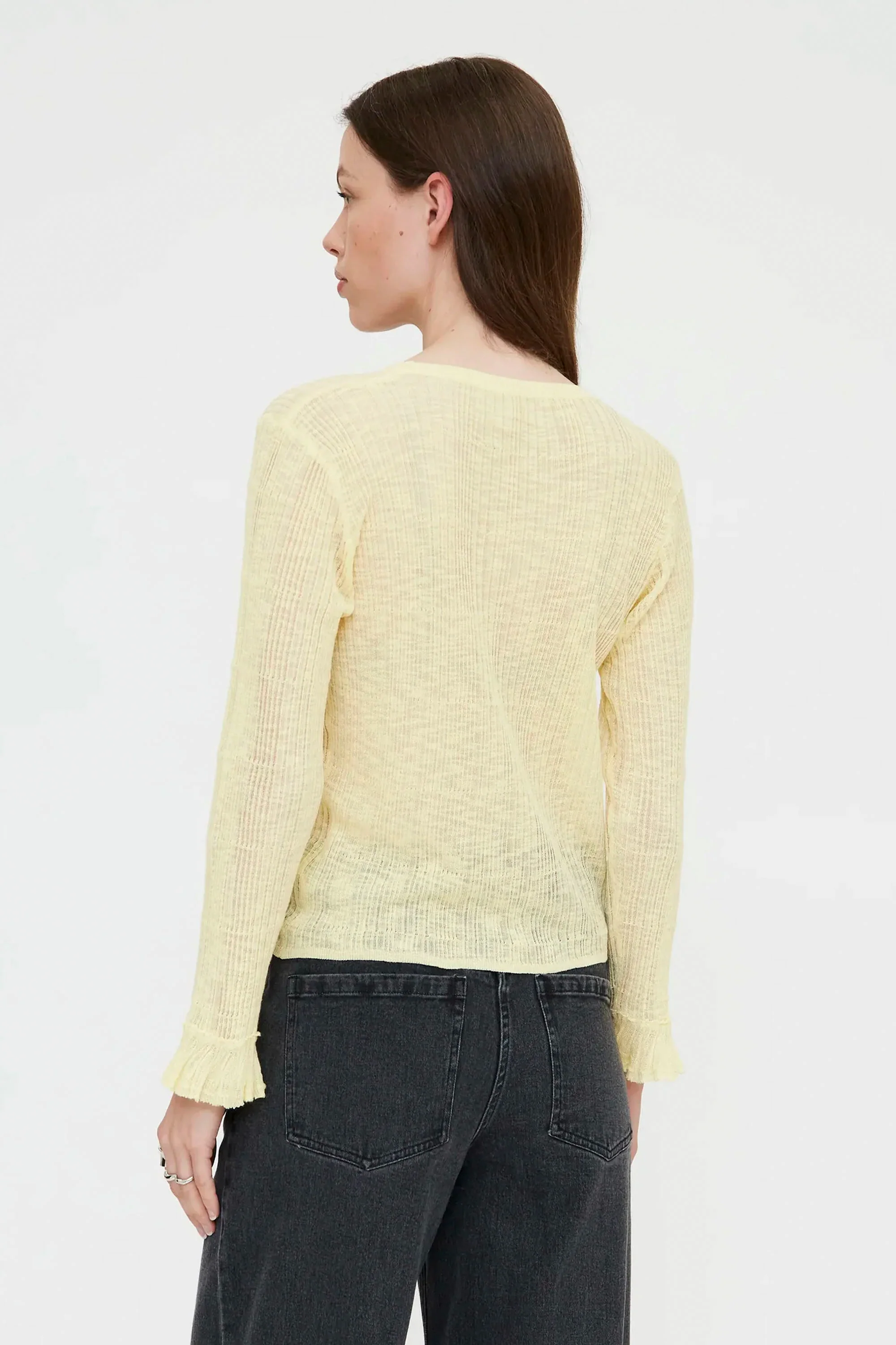 WILD PONY - LIGHT CARDIGAN - YELLOW - Image 2