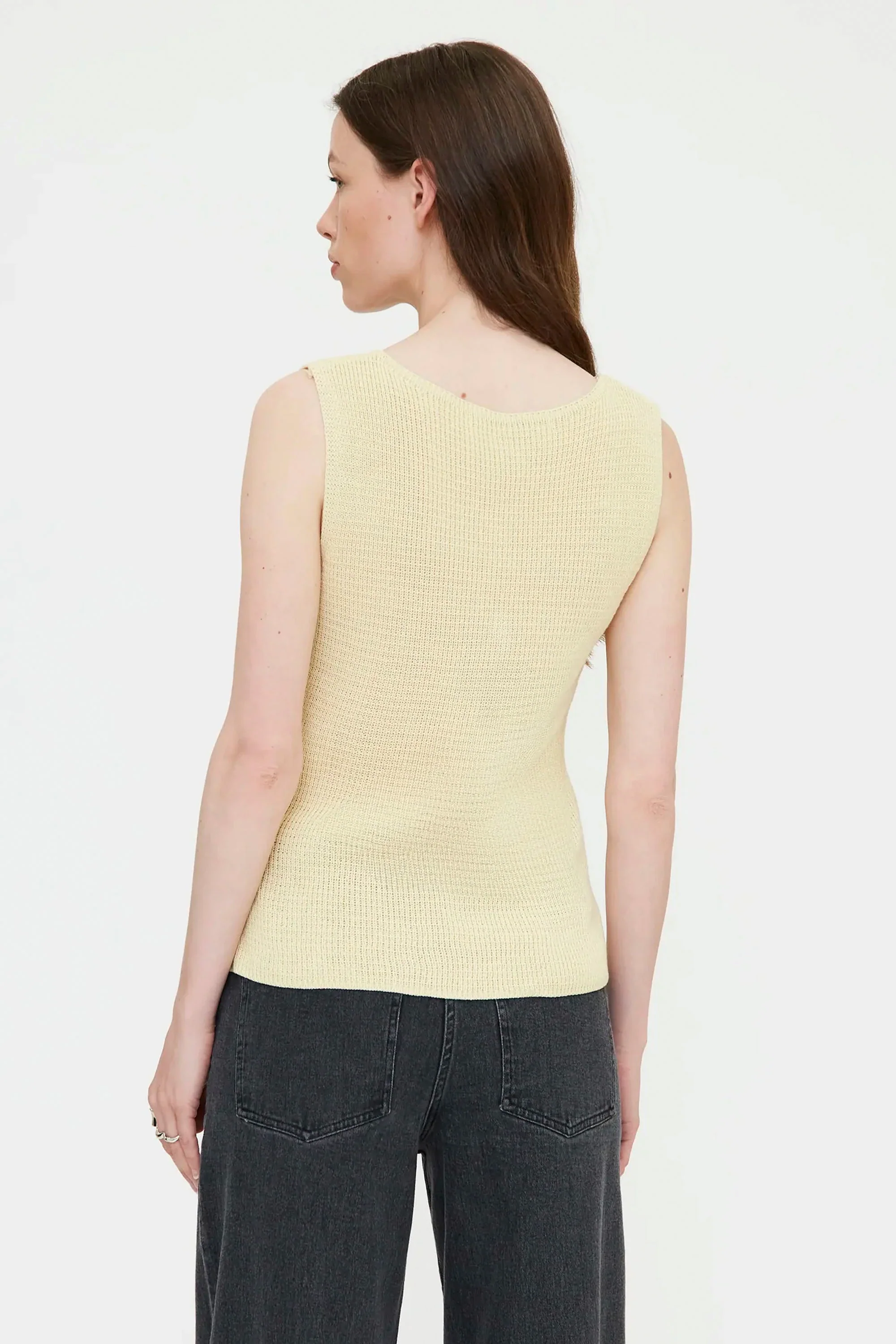 WILD PONY - VEST TOP - LIGHT YELLOW - Image 2