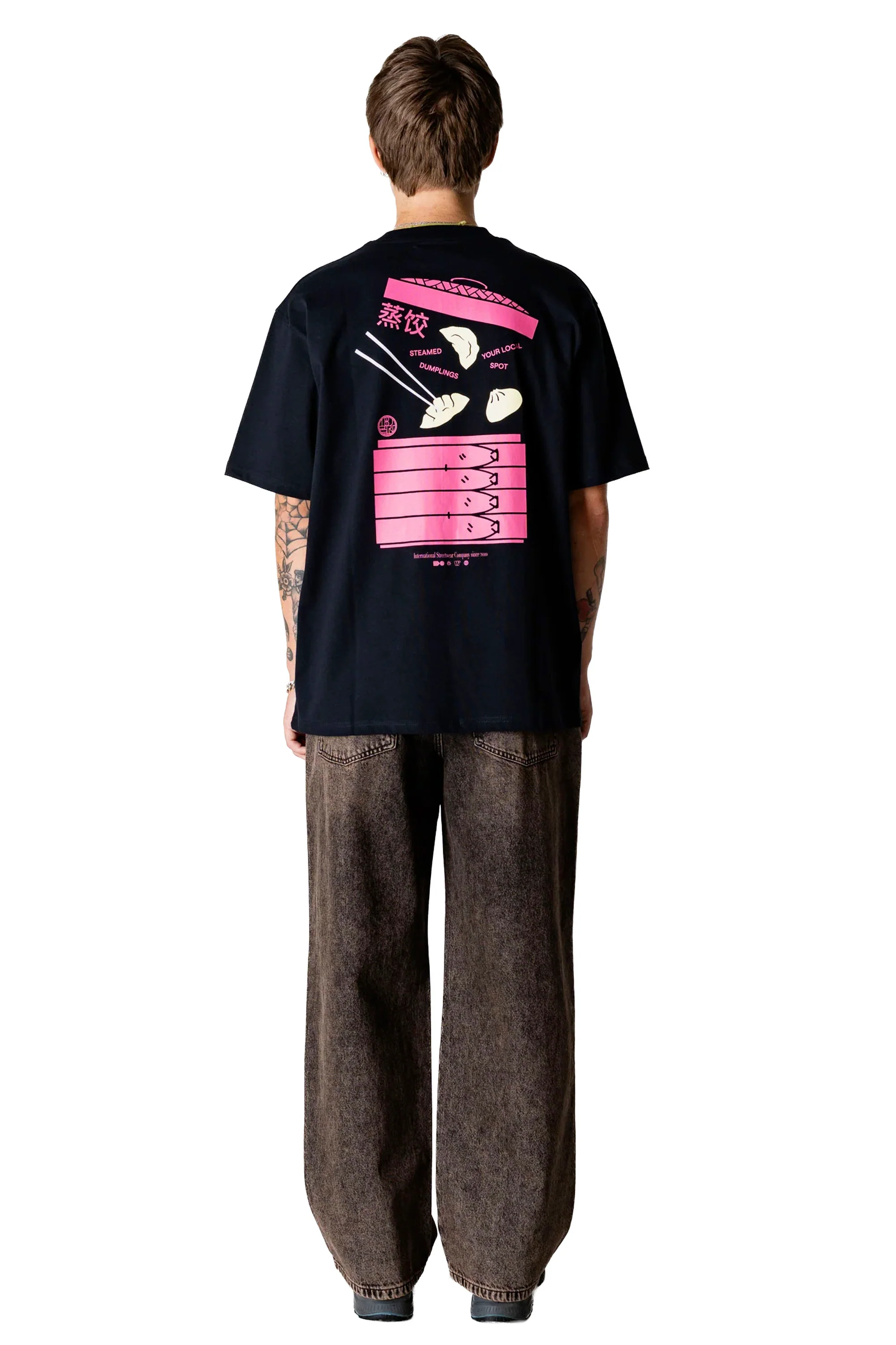 WOODBIRD - WBBAINE DUMP TEE - BLACK - Image 4
