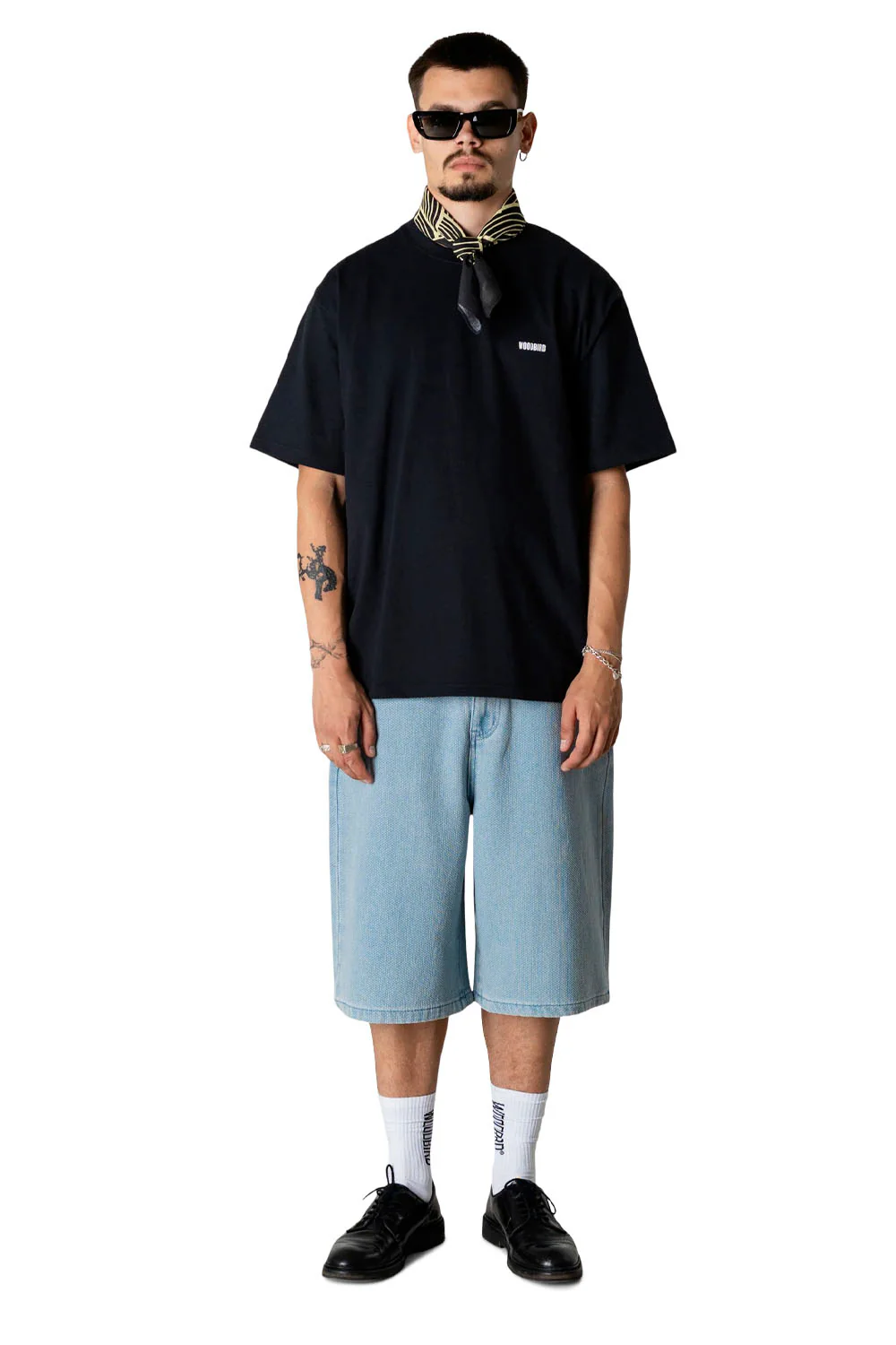 WOODBIRD - WBBAINE OCTO TEE - BLACK - Image 2