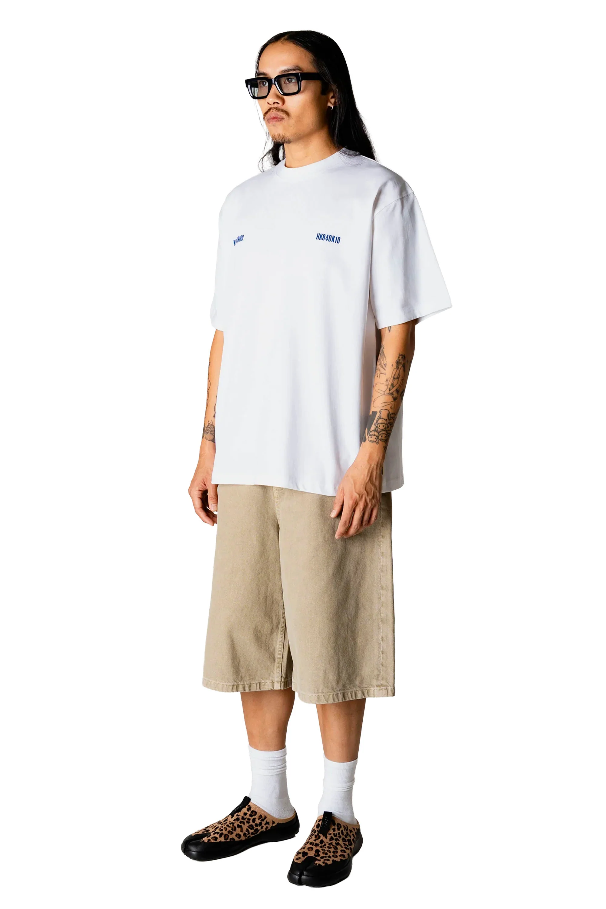 WOODBIRD - WBBAINE ZILLA TEE - WHITE - Image 3