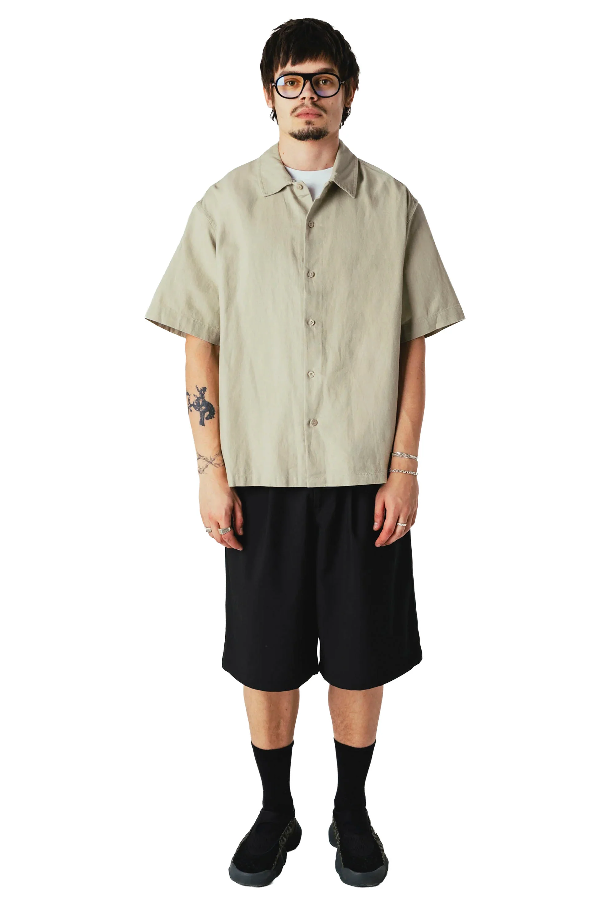 WOODBIRD - WBBIN GUAN SHORTS - BLACK - Image 2
