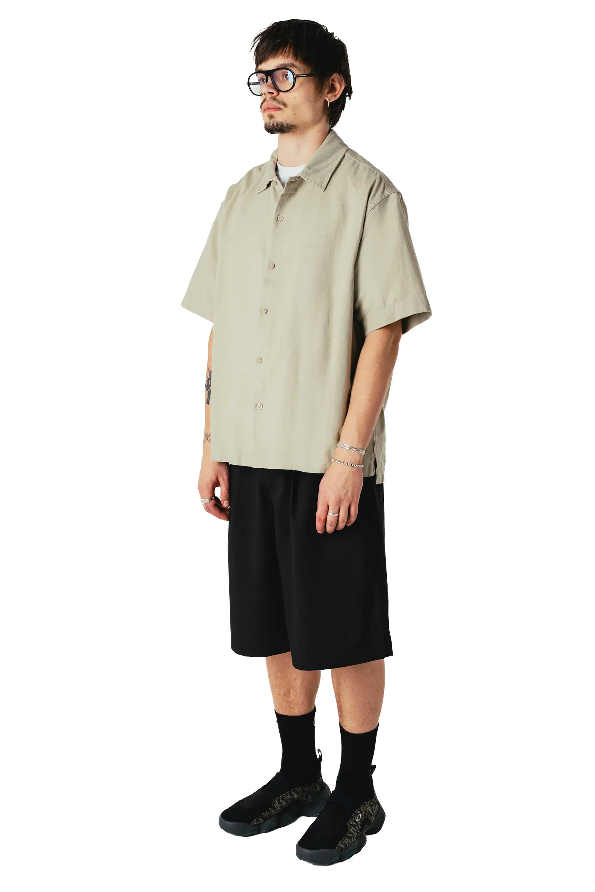 WOODBIRD - WBBIN GUAN SHORTS - BLACK - Image 4