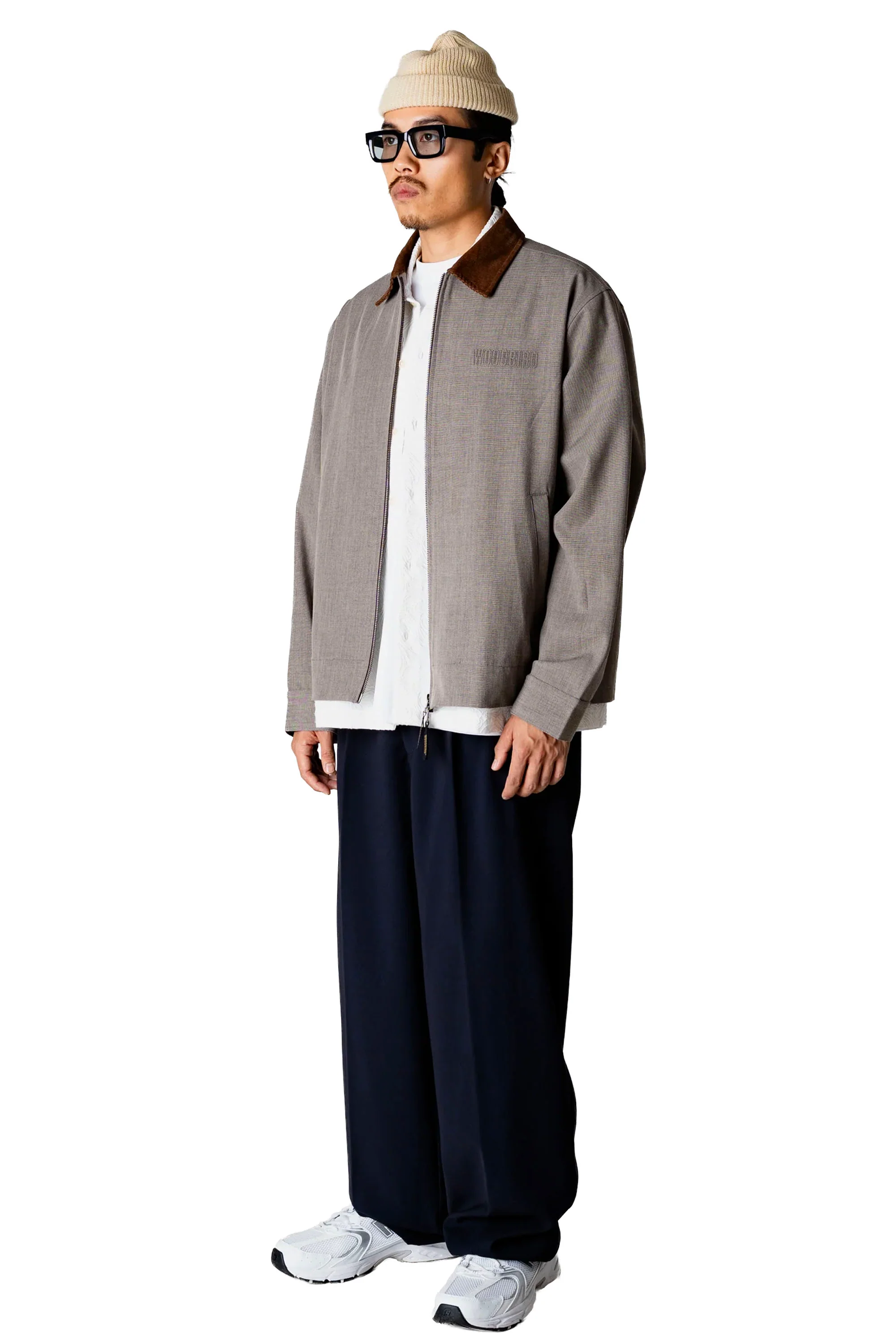WOODBIRD - WBPON GUAN WORK JACKET - SAND MELANGE - Image 3