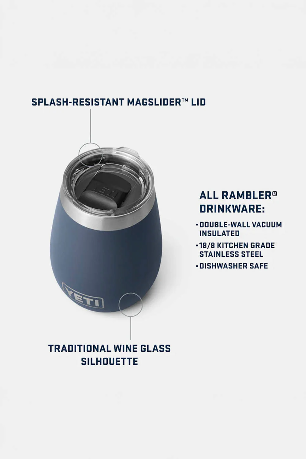 YETI - RAMBLER 10 OZ WINE TUMBLER - Image 3